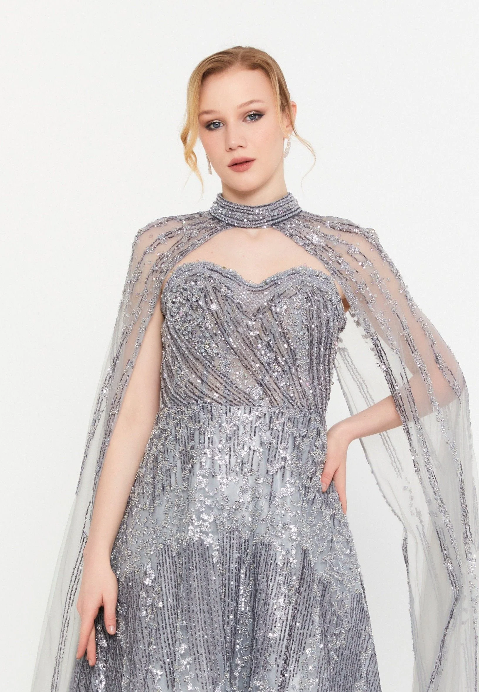 Sleeveless Maxi Polyester A - Line Regular Prom Dress mtc1067 - Image 4