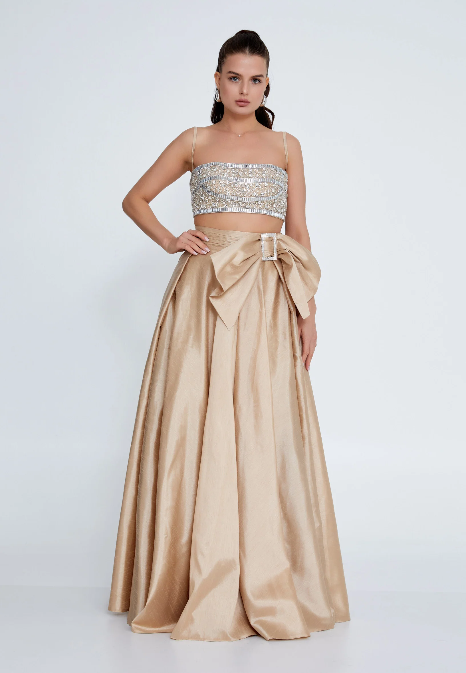 Sleeveless Maxi Polyester A - Line Regular Prom Dress prl073 - Image 5