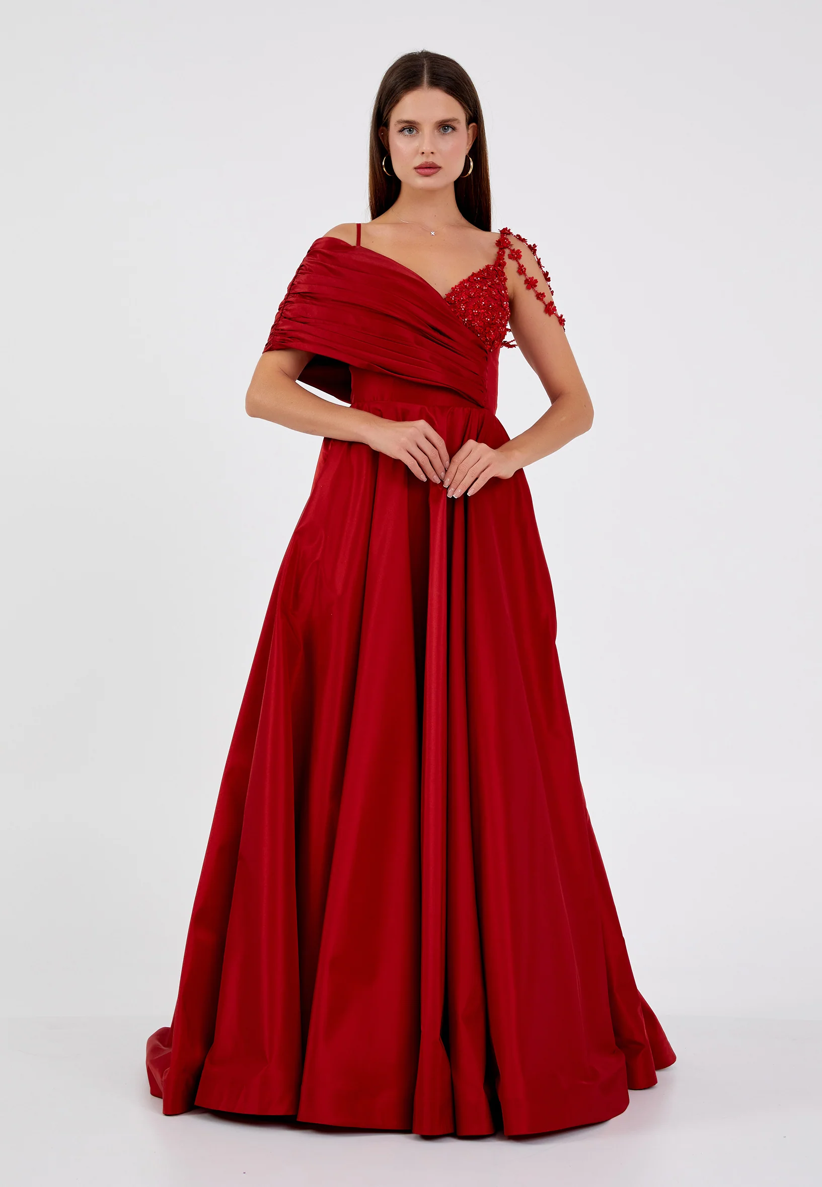 Sleeveless Maxi Polyester A - Line Regular Wedding Guest Dress aln1616
