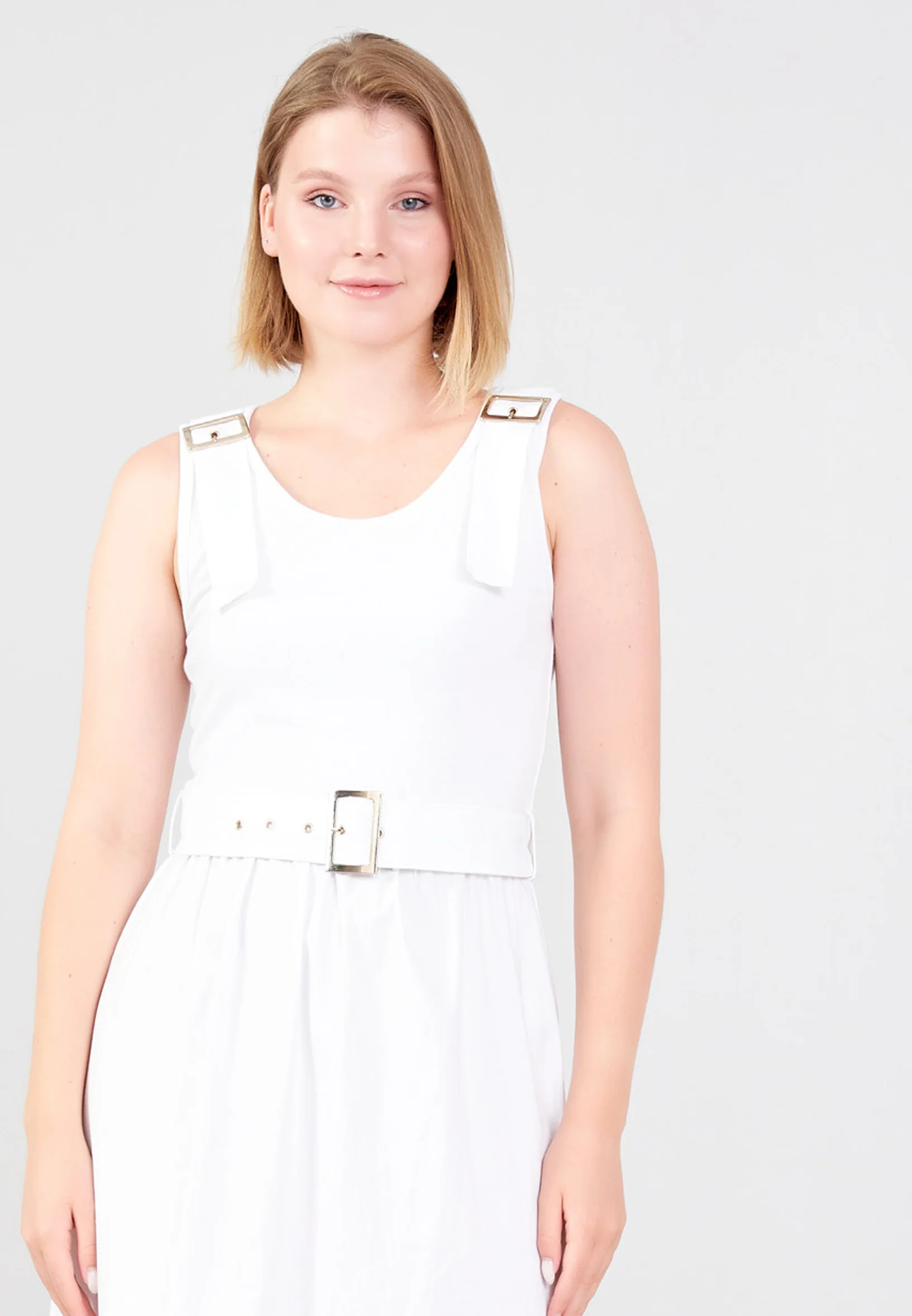Sleeveless Maxi Polyester Column Regular Casual Dress shu23sy02015 - Image 16