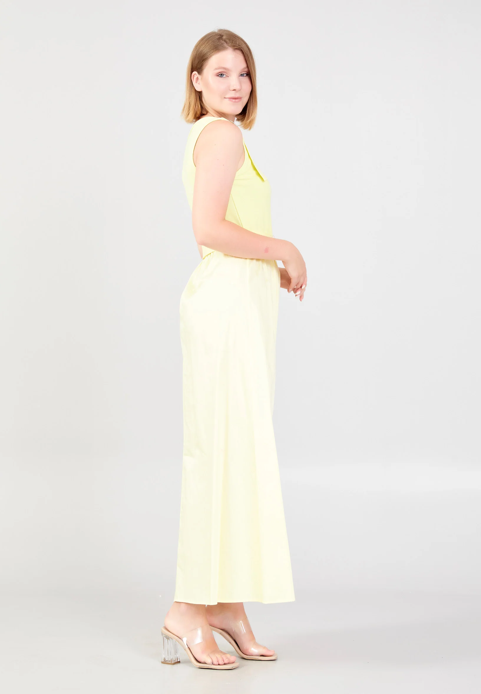 Sleeveless Maxi Polyester Column Regular Casual Dress shu23sy02015 - Image 19