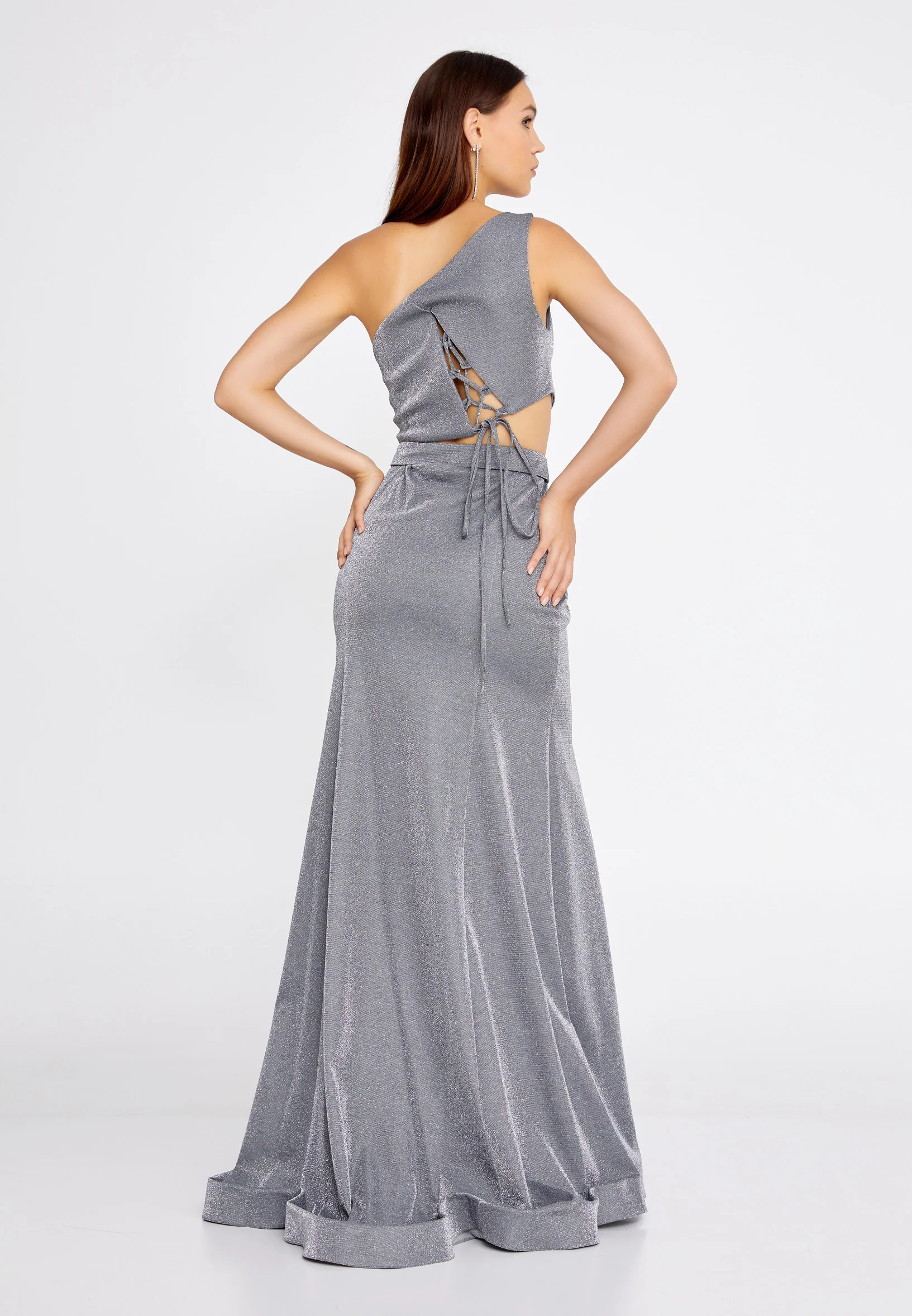 Sleeveless Maxi Polyester Mermaid Regular Evening Dress drd9051ab-1 - Image 2