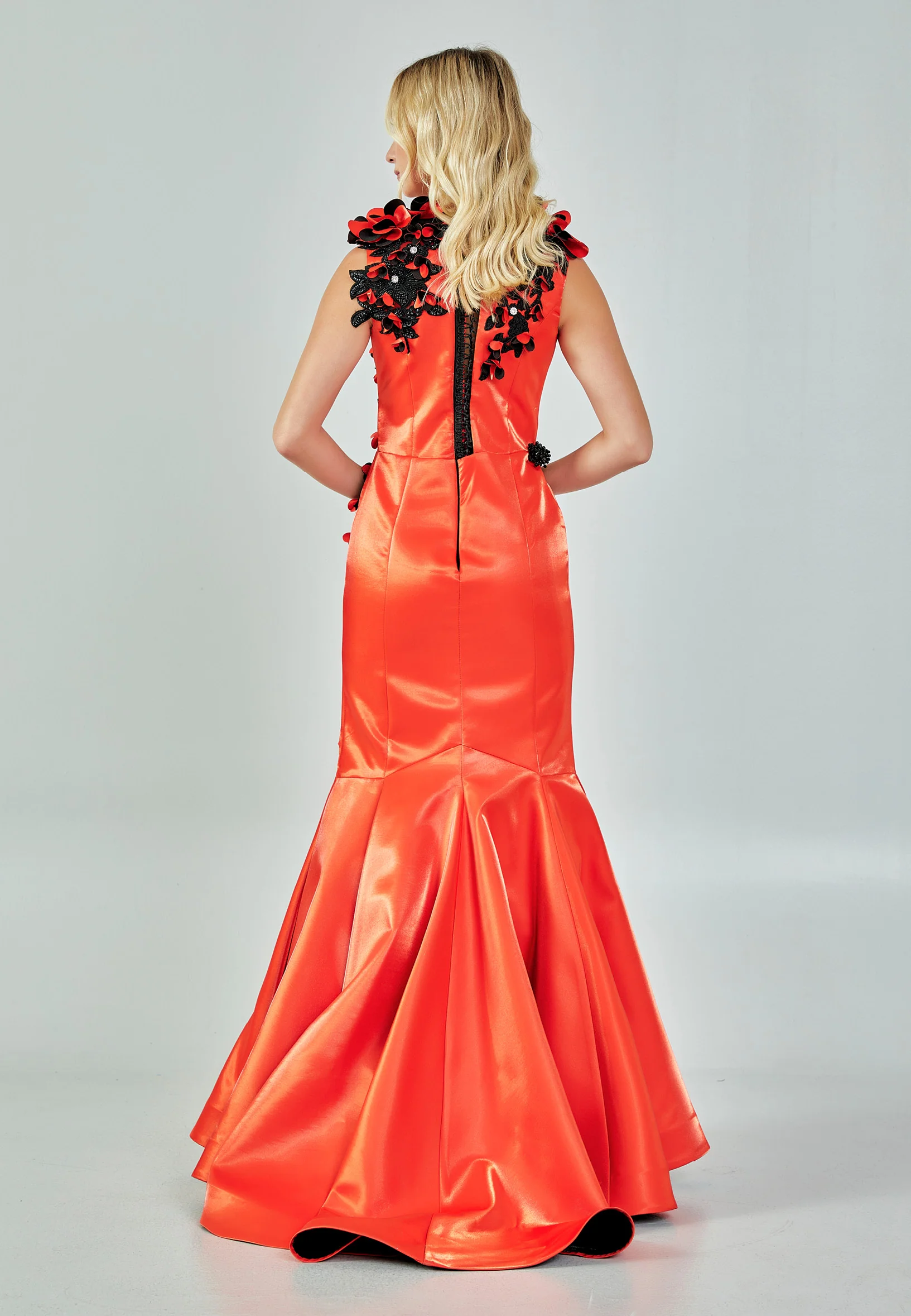 Sleeveless Maxi Polyester Mermaid Regular Prom Dress mtn88123 - Image 21