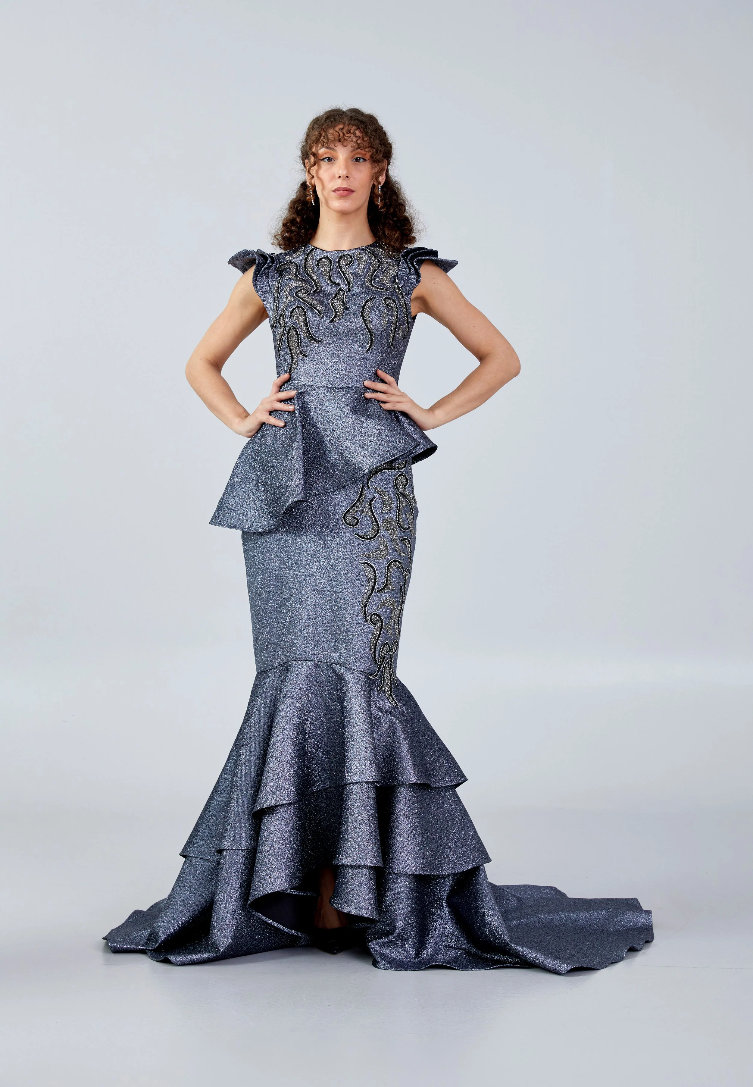 Sleeveless Maxi Polyester Mermaid Regular Prom Dress mtn88138 - Image 13