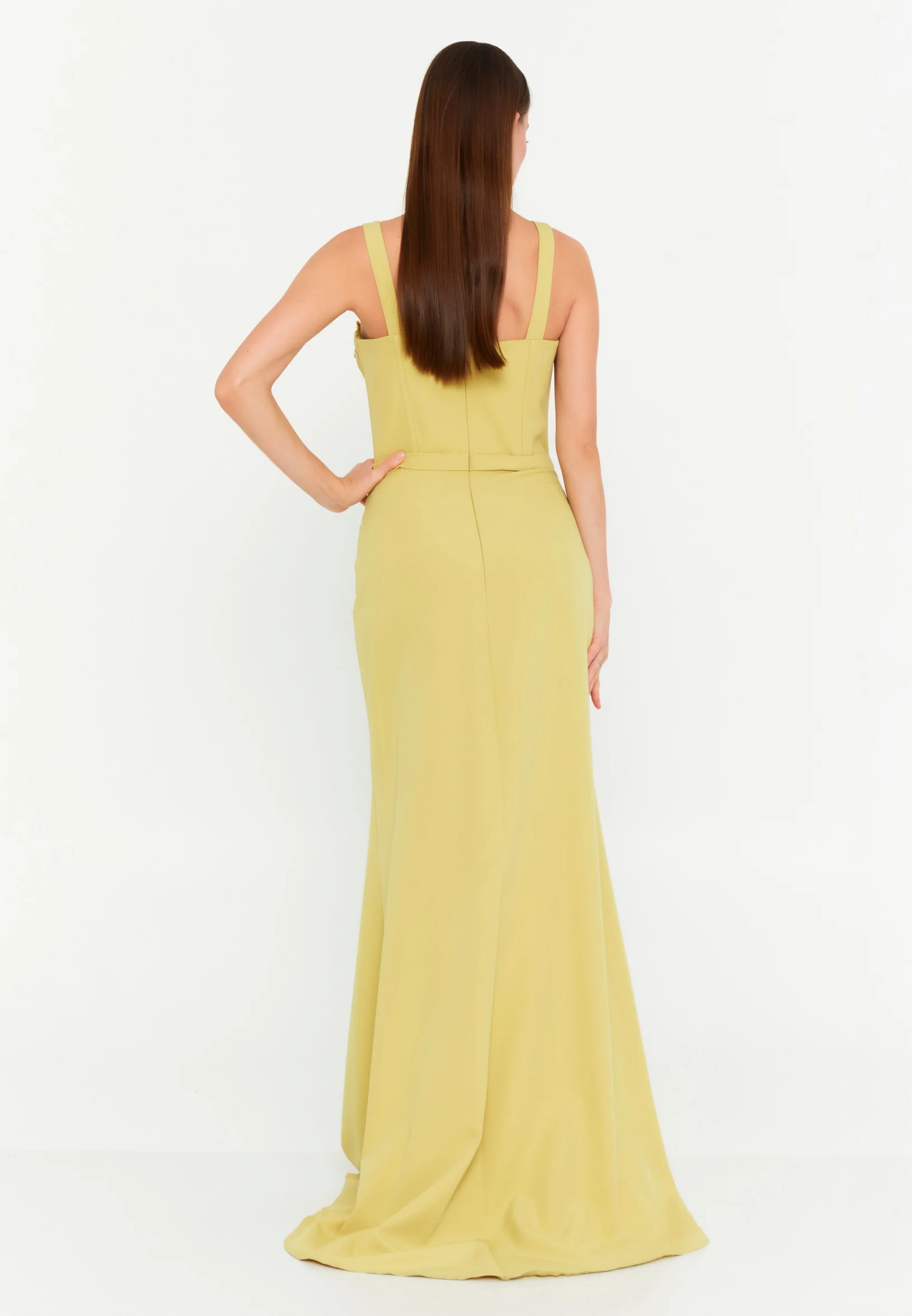 Sleeveless Maxi Polyester Mermaid Regular Wedding Guest Dress msp77367 - Image 14