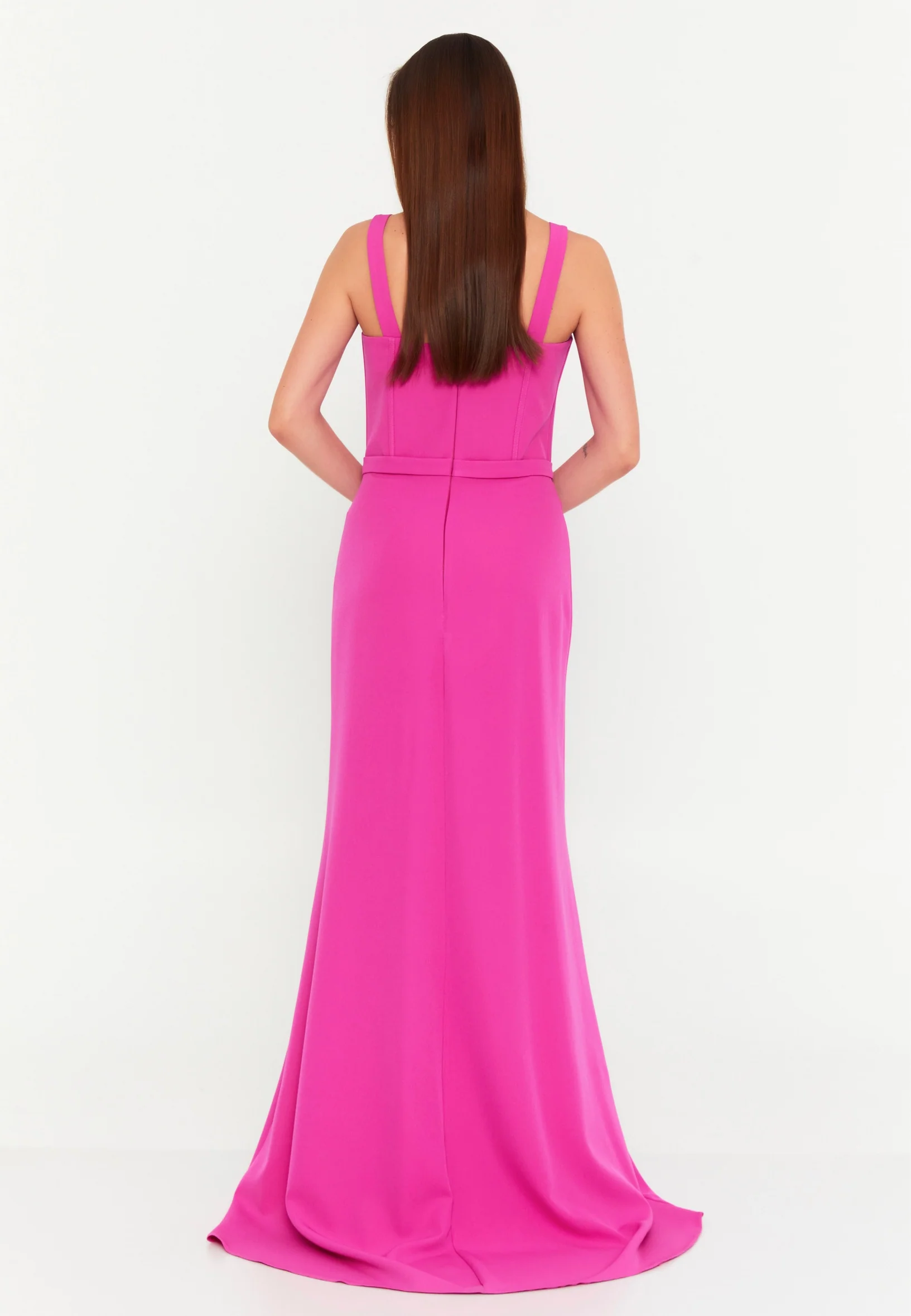 Sleeveless Maxi Polyester Mermaid Regular Wedding Guest Dress msp77367 - Image 6