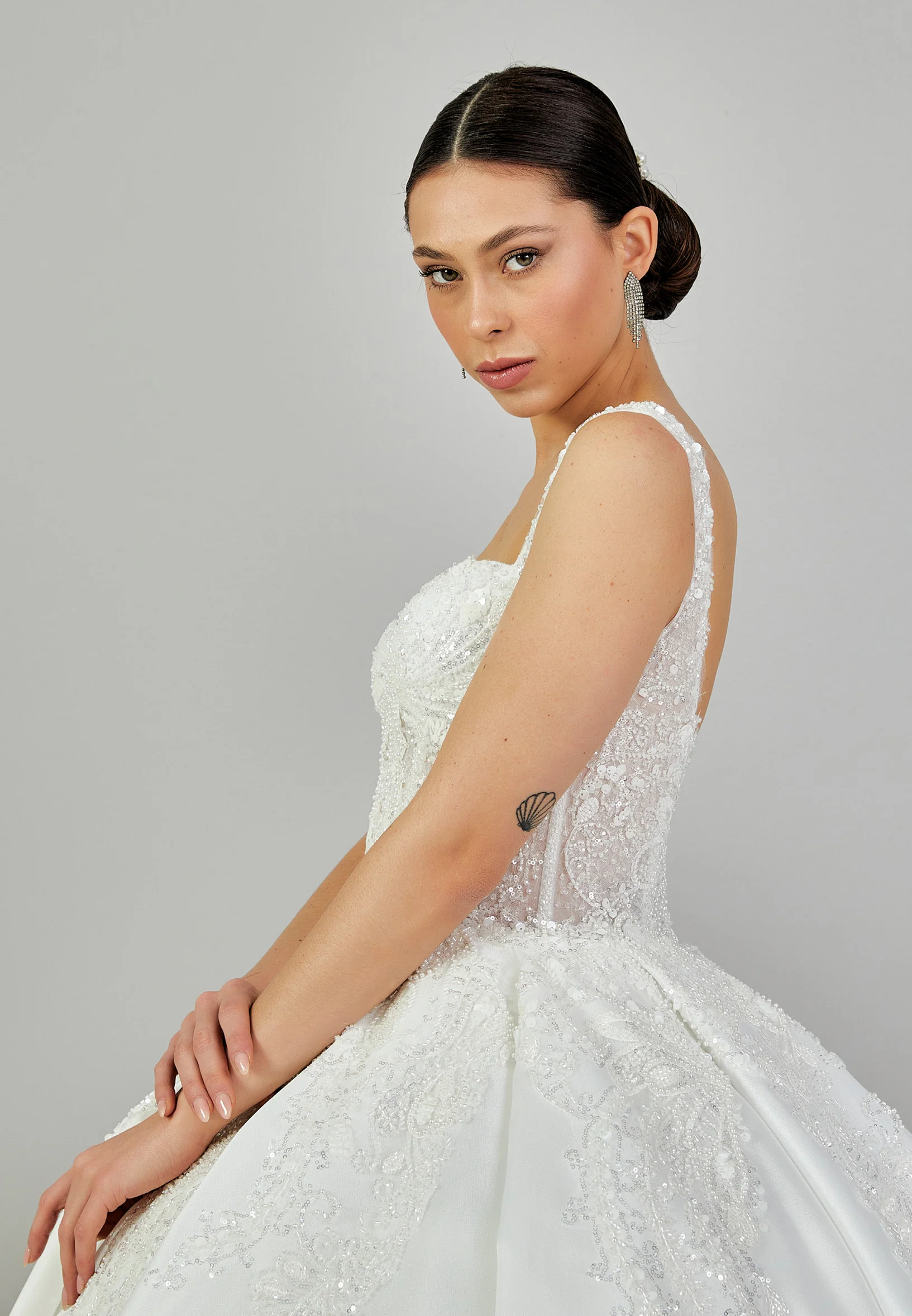 Sleeveless Maxi Polyester Regular Wedding Dress abb23066 - Image 2
