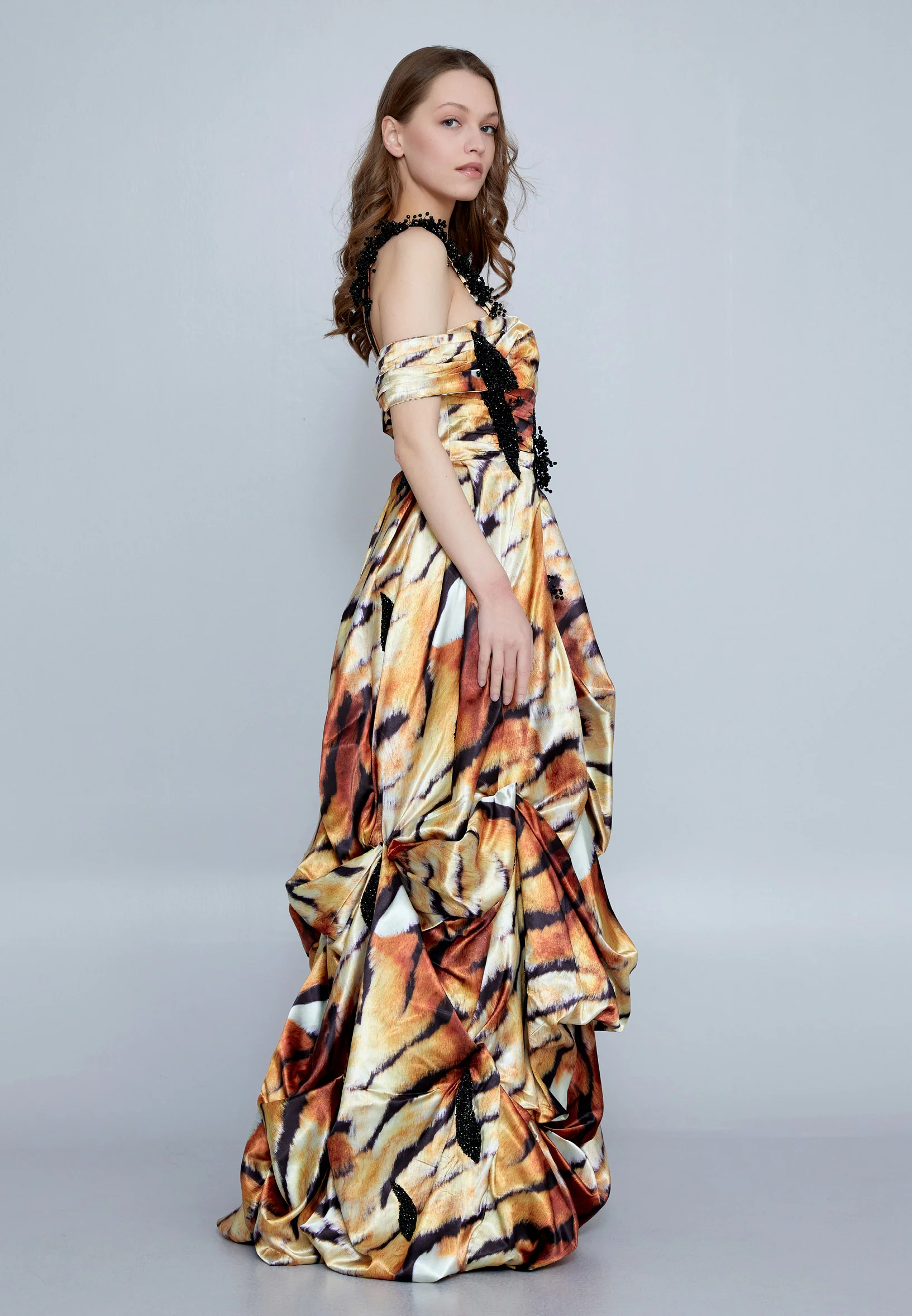 Sleeveless Maxi Satin A - Line Regular Prom Dress mtn2284 - Image 7