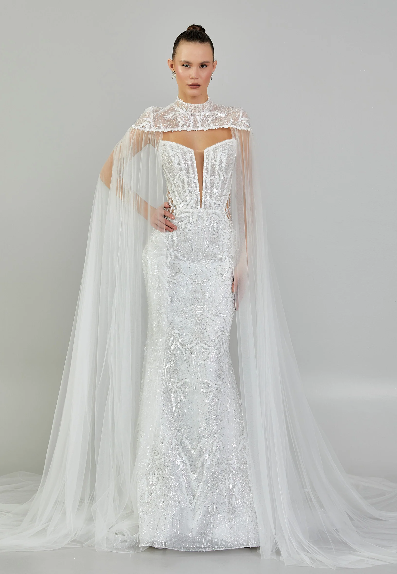 Sleeveless Maxi Sequin Regular Wedding Dress abbab218u
