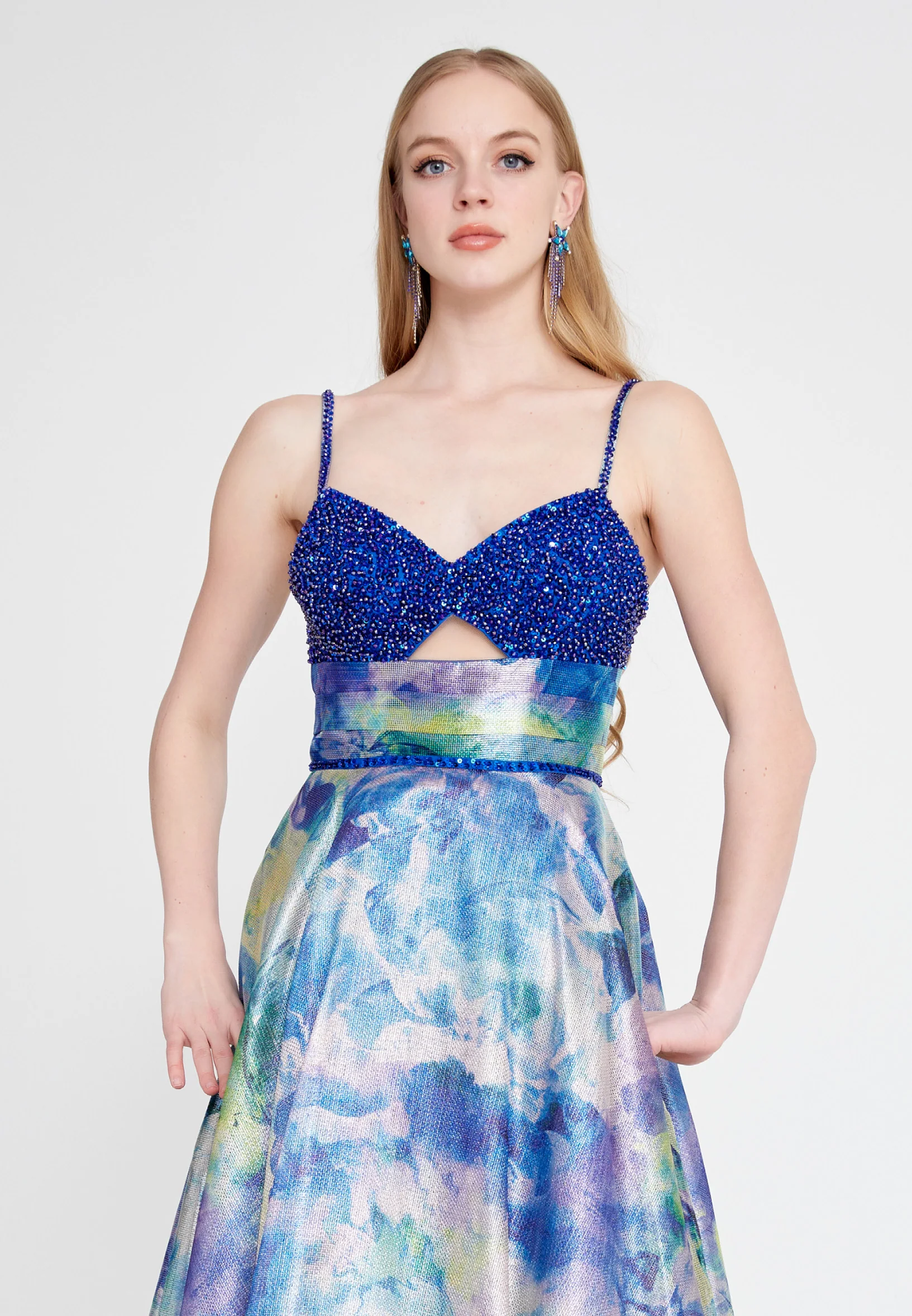 Sleeveless Maxi Tulle A - Line Regular Prom Dress prl731 - Image 5
