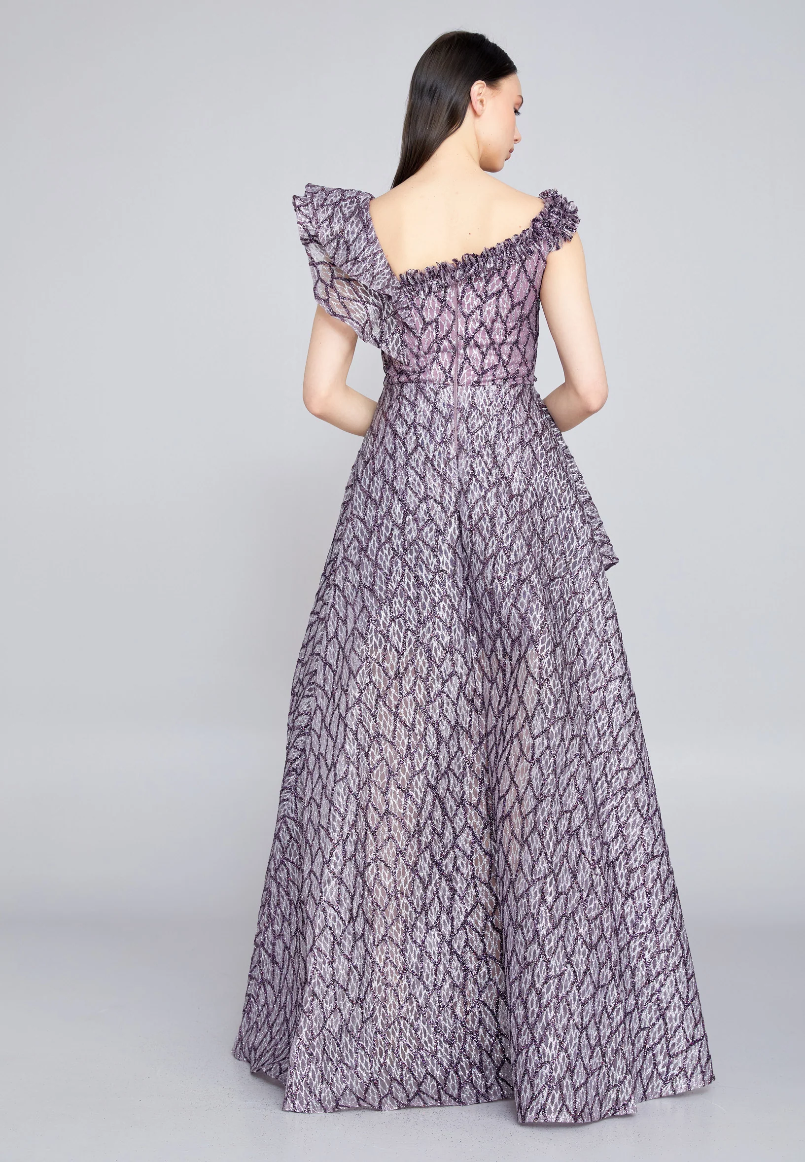 Sleeveless Maxi Tulle A - Line Regular Prom Dress rmn3166 - Image 18