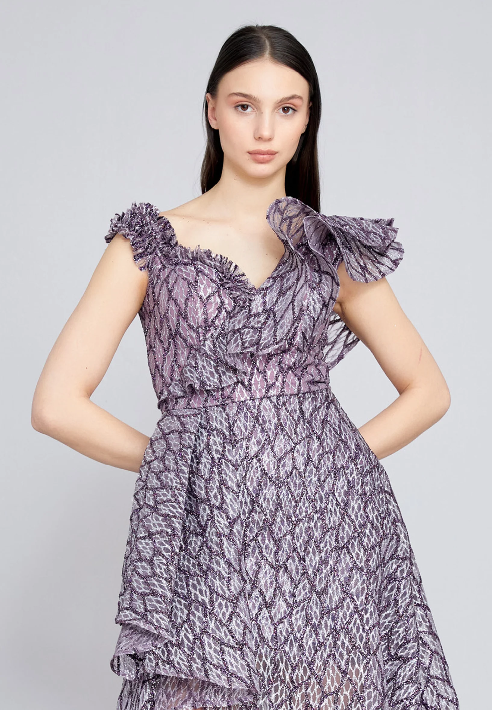 Sleeveless Maxi Tulle A - Line Regular Prom Dress rmn3166 - Image 20