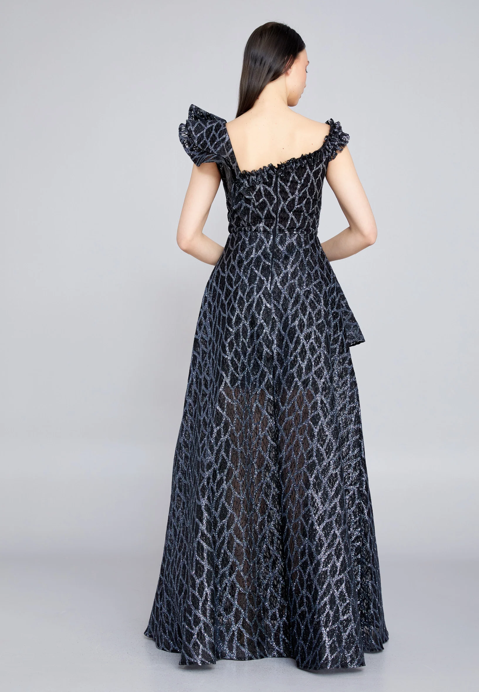 Sleeveless Maxi Tulle A - Line Regular Prom Dress rmn3166 - Image 6