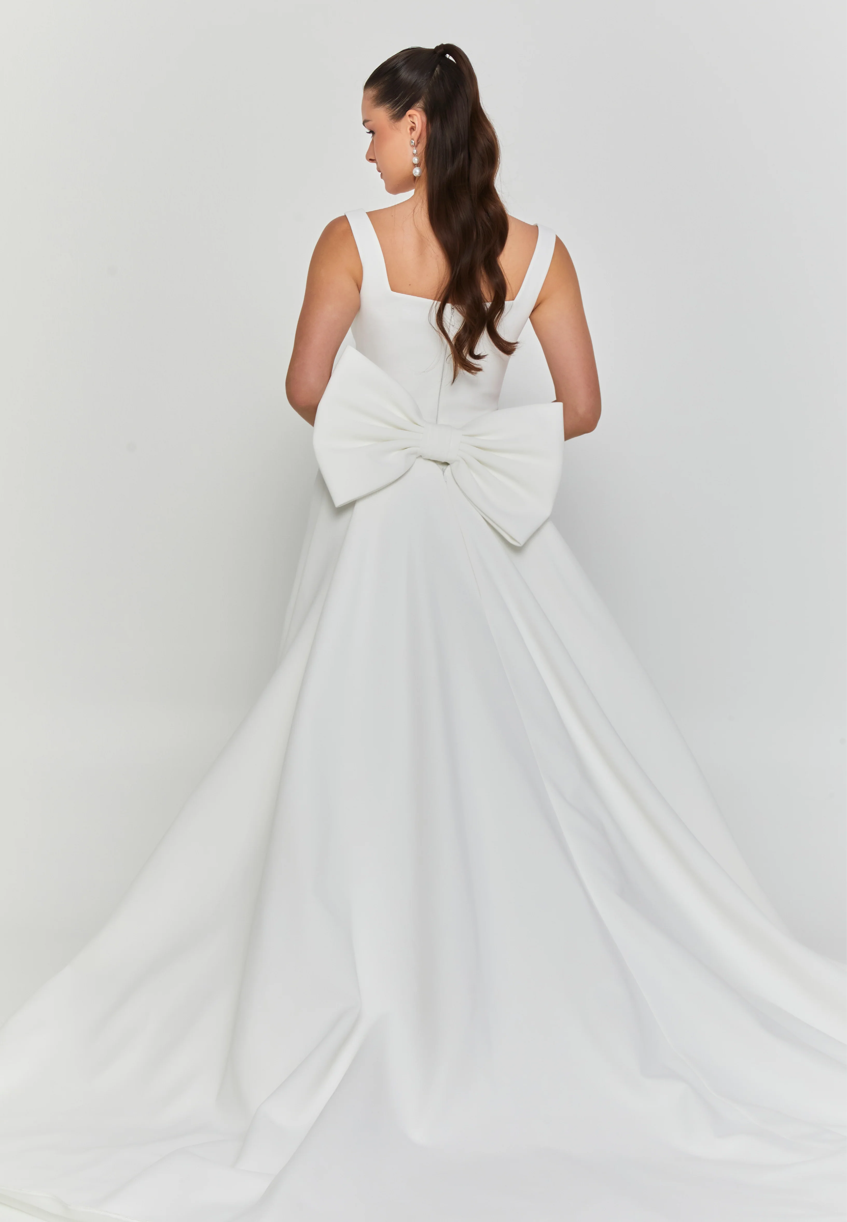Sleeveless Maxi Viscose Regular Wedding Dress sscsk001-1 - Image 4