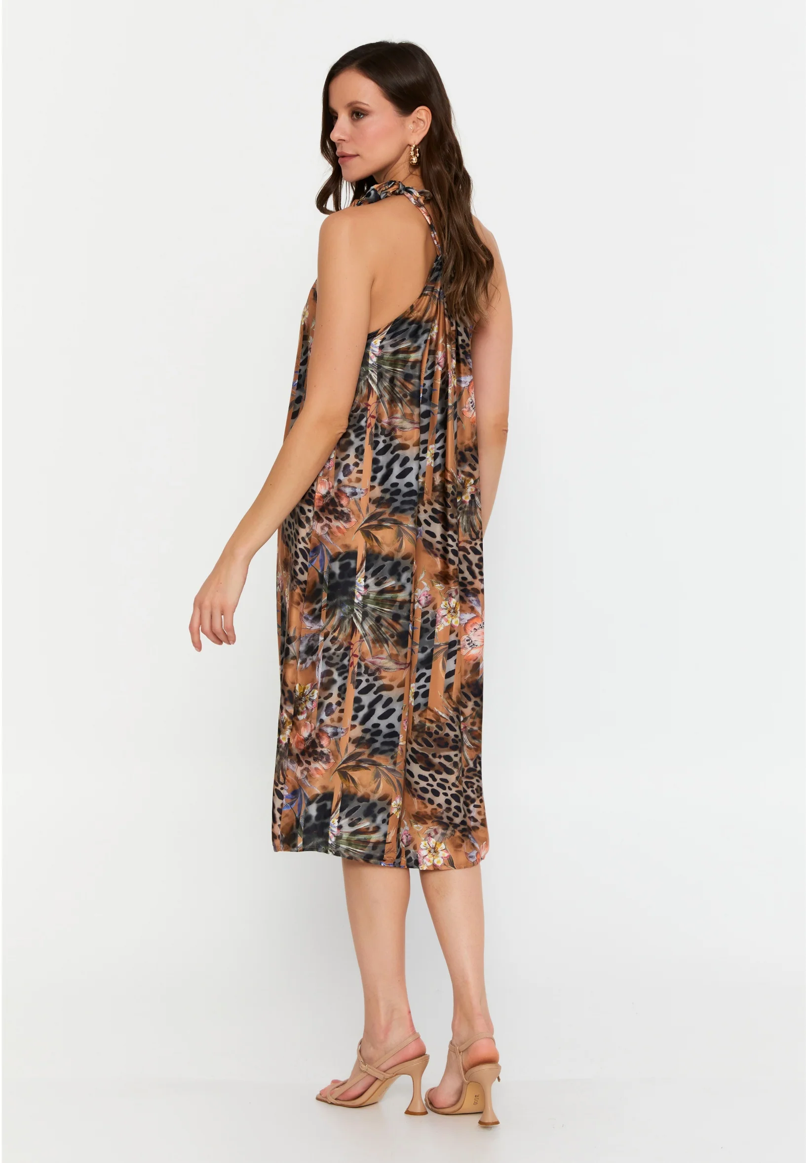 Sleeveless Midi Chiffon Column Regular Casual Dress cav69580d - Image 14