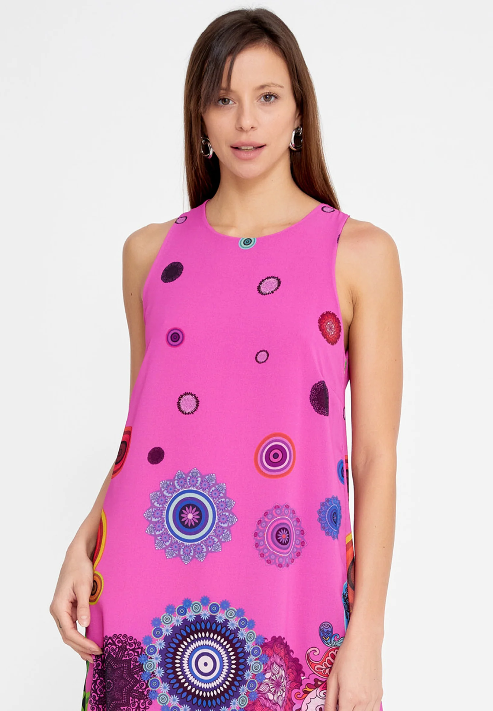 Sleeveless Mini Chiffon Column Regular Casual Dress esl5682 - Image 20