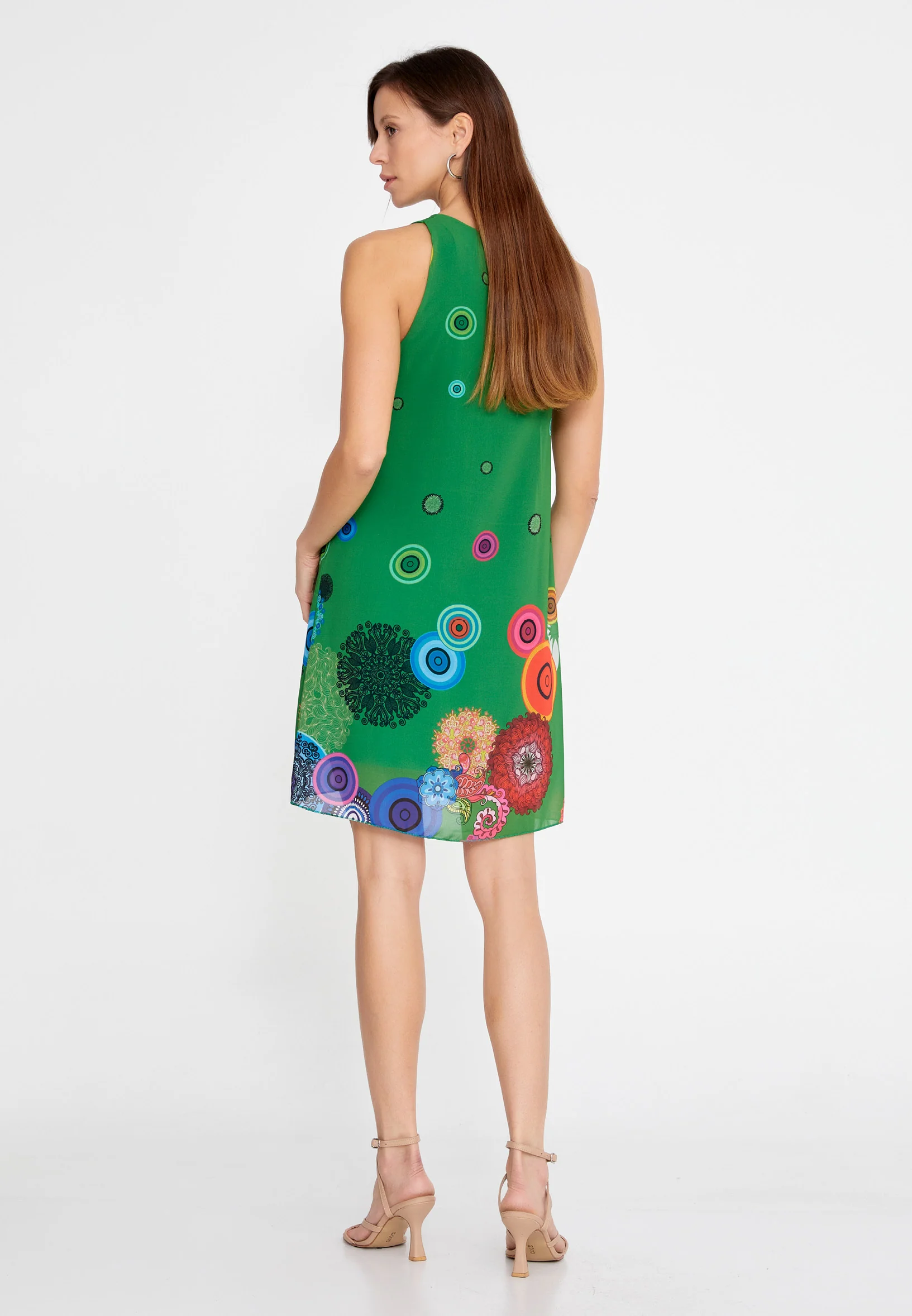 Sleeveless Mini Chiffon Column Regular Casual Dress esl5682 - Image 22