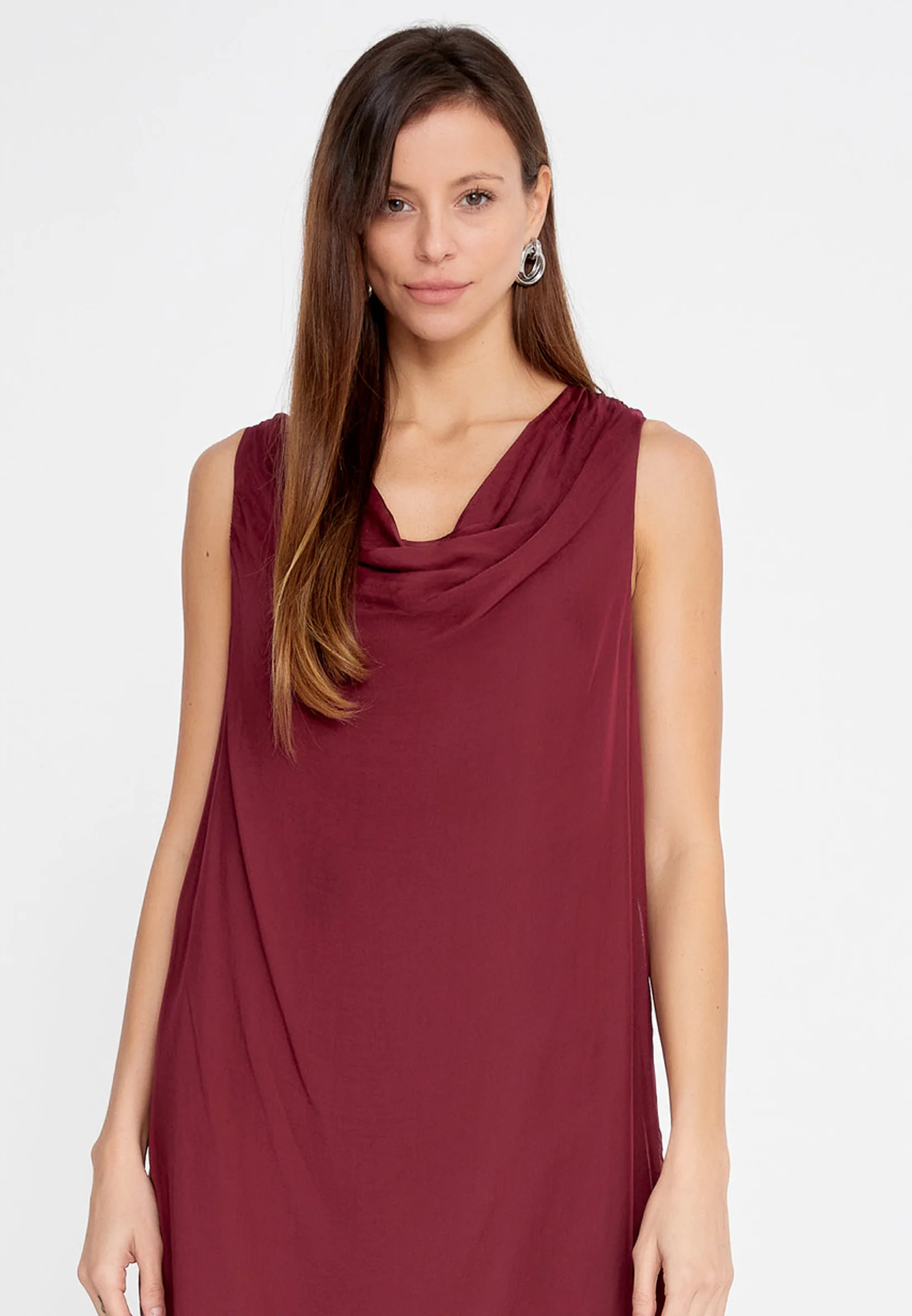 Sleeveless Mini Chiffon Column Regular Casual Dress esl973 - Image 12