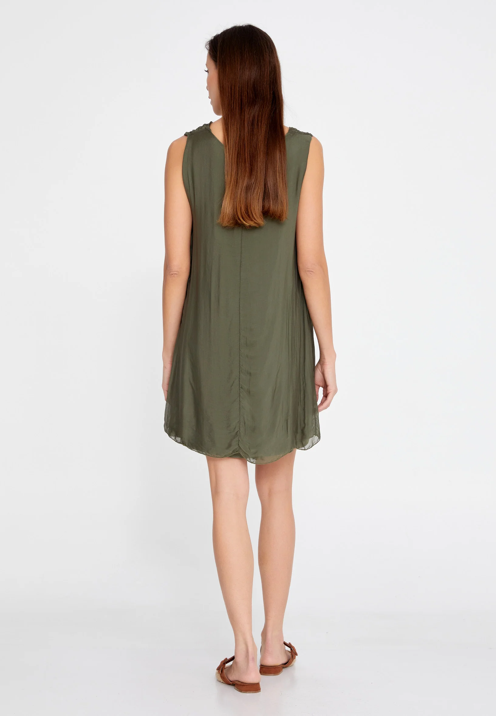 Sleeveless Mini Chiffon Column Regular Casual Dress esl973 - Image 14