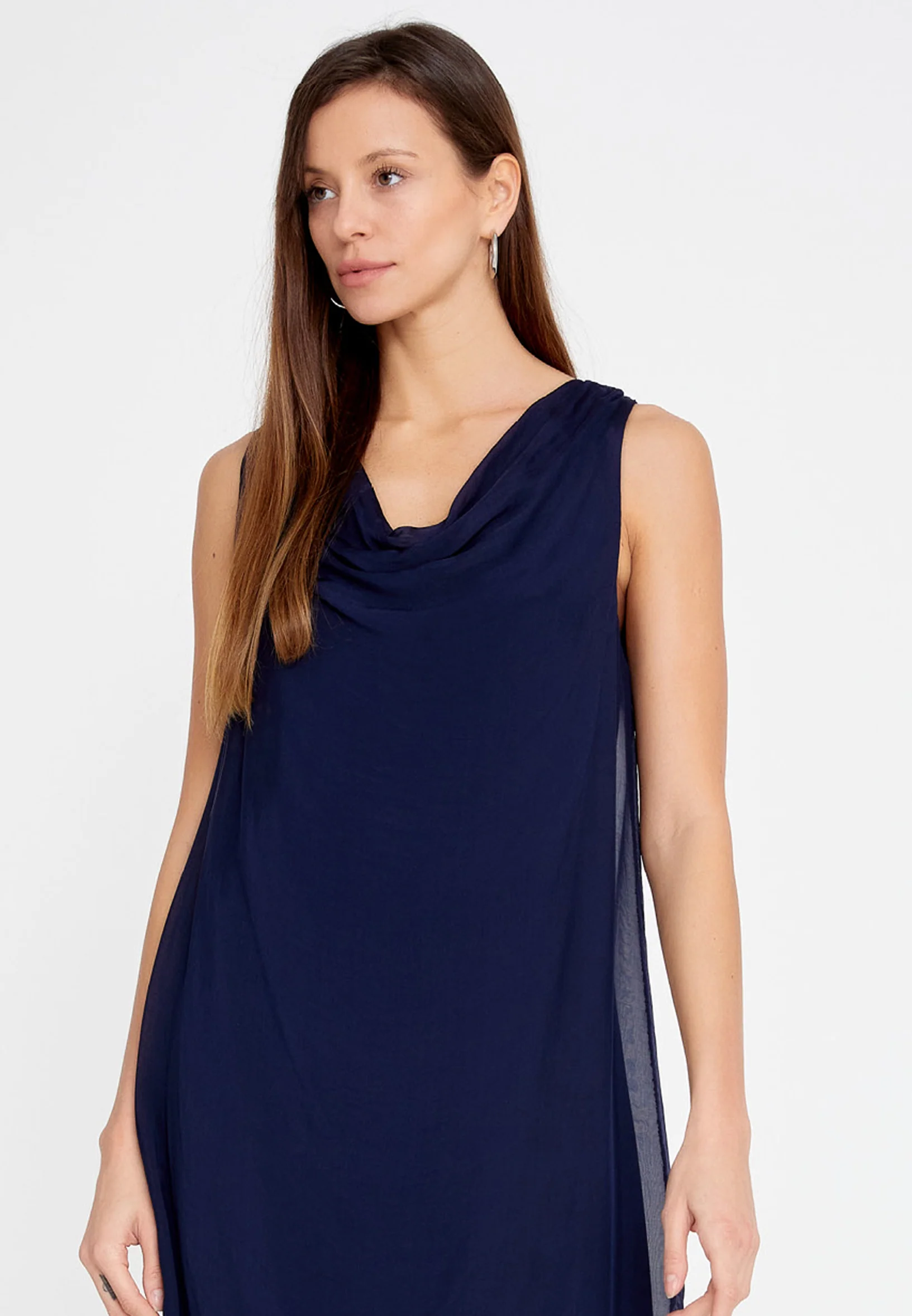 Sleeveless Mini Chiffon Column Regular Casual Dress esl973 - Image 20