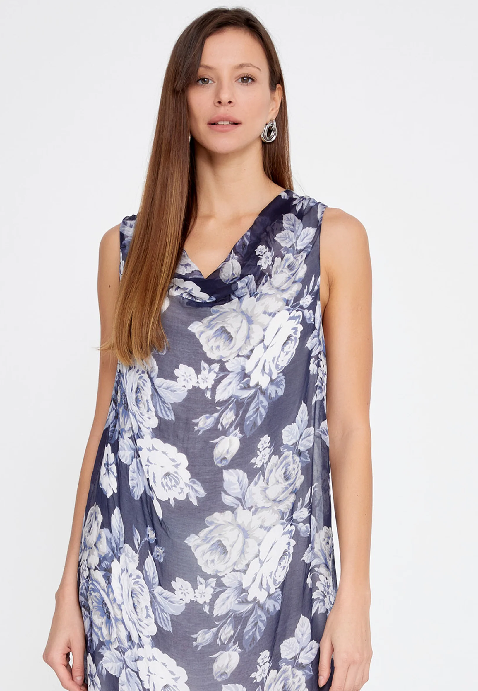 Sleeveless Mini Chiffon Column Regular Casual Dress esl973 - Image 24