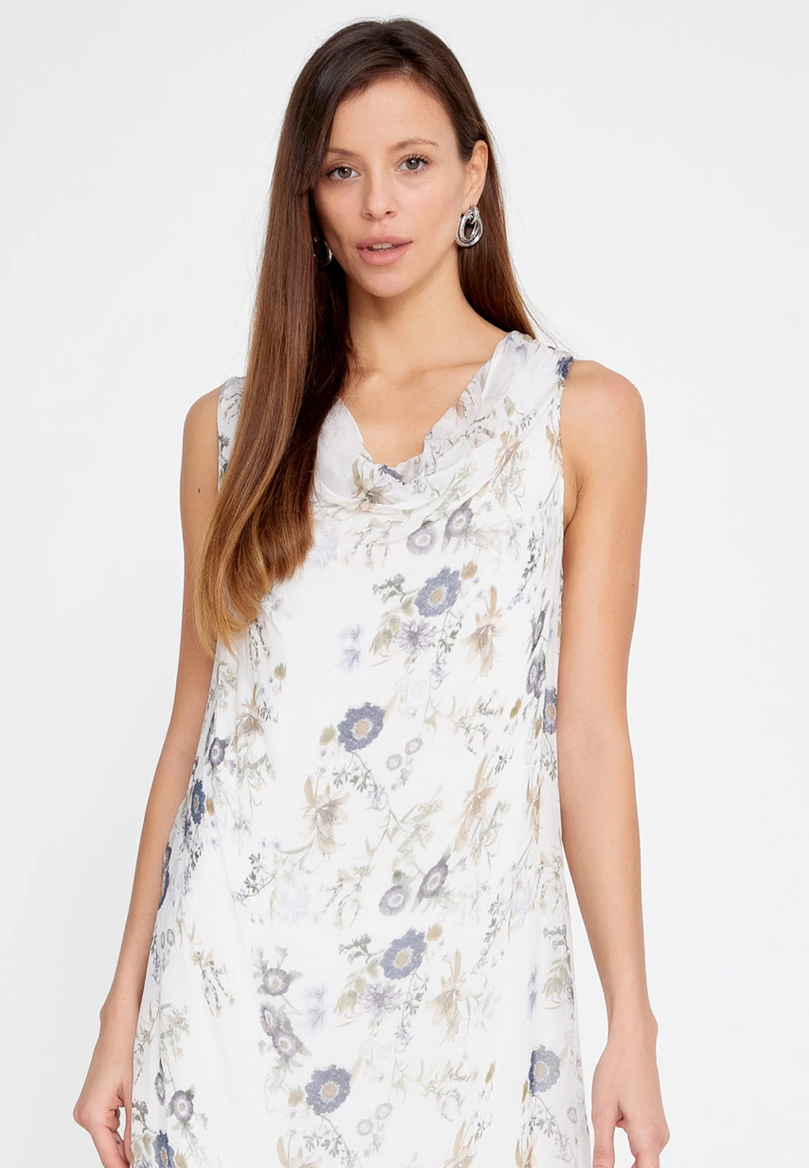 Sleeveless Mini Chiffon Column Regular Casual Dress esl973 - Image 36
