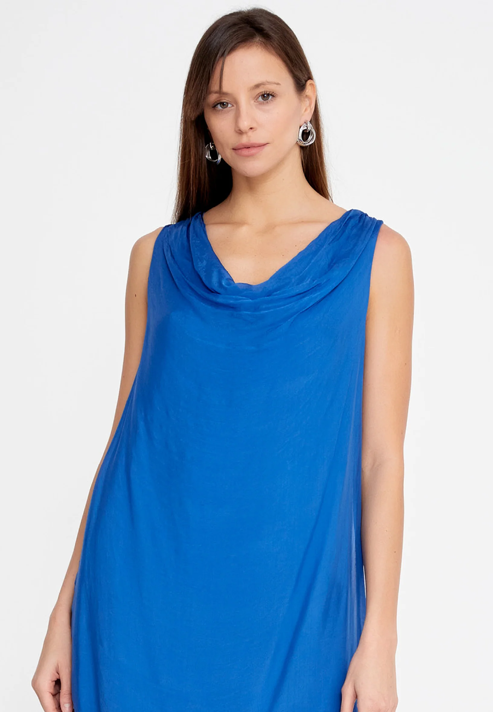 Sleeveless Mini Chiffon Column Regular Casual Dress esl973 - Image 8