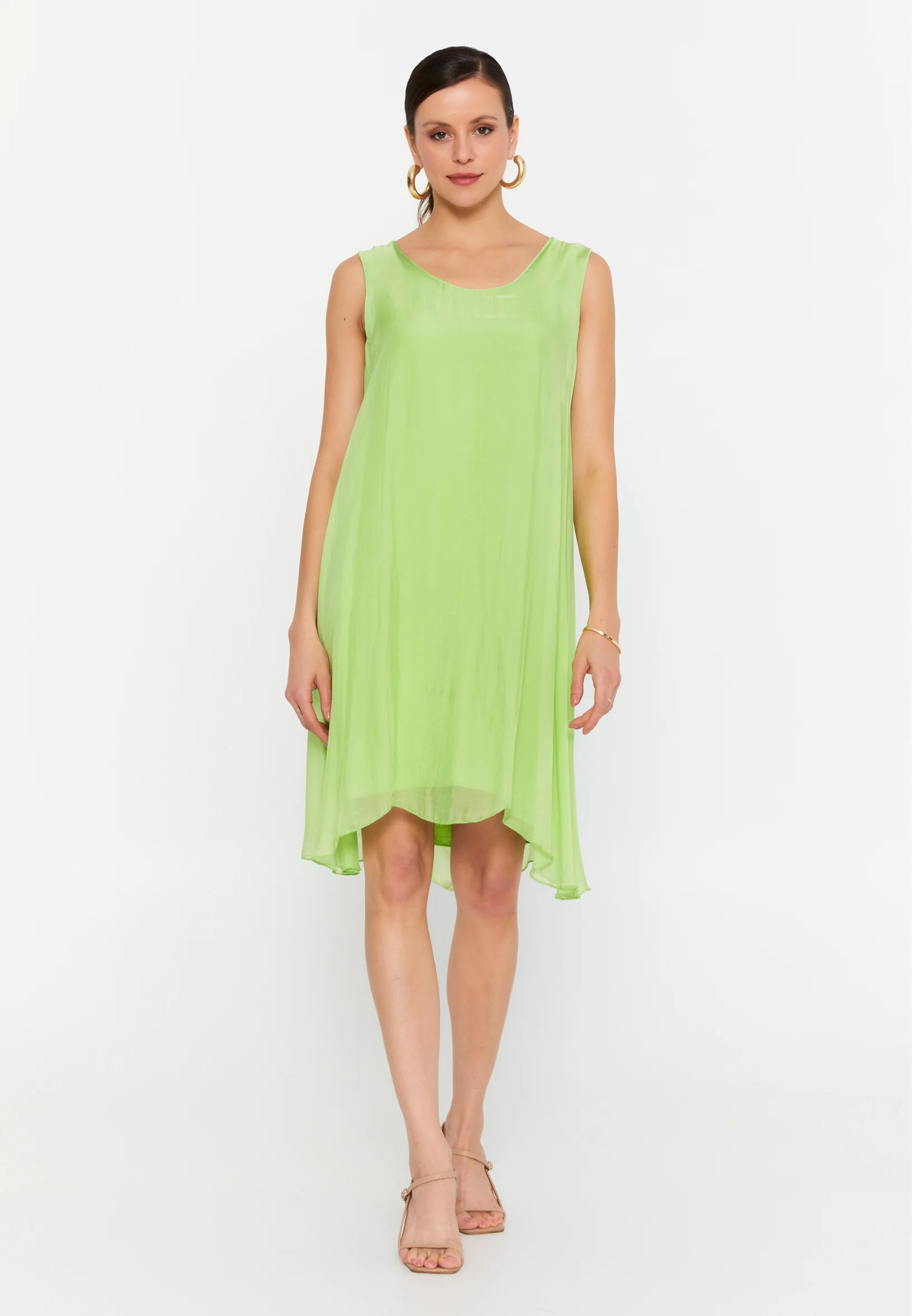 Sleeveless Mini Chiffon Column Regular Casual Dress eslm015 - Image 13
