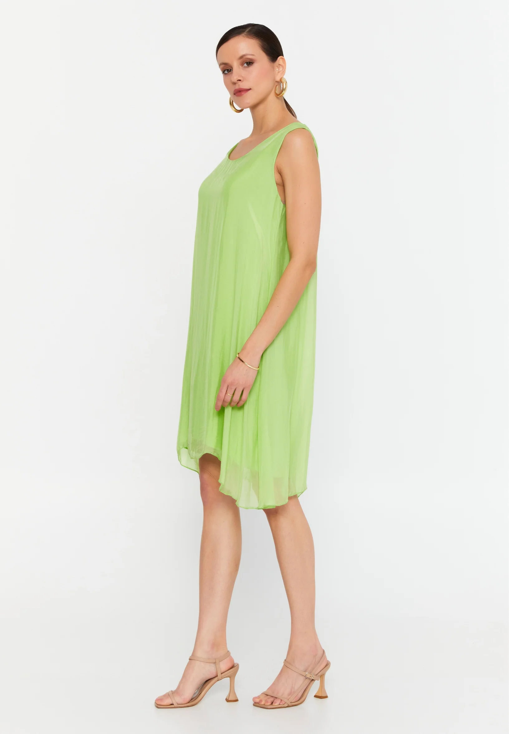 Sleeveless Mini Chiffon Column Regular Casual Dress eslm015 - Image 15