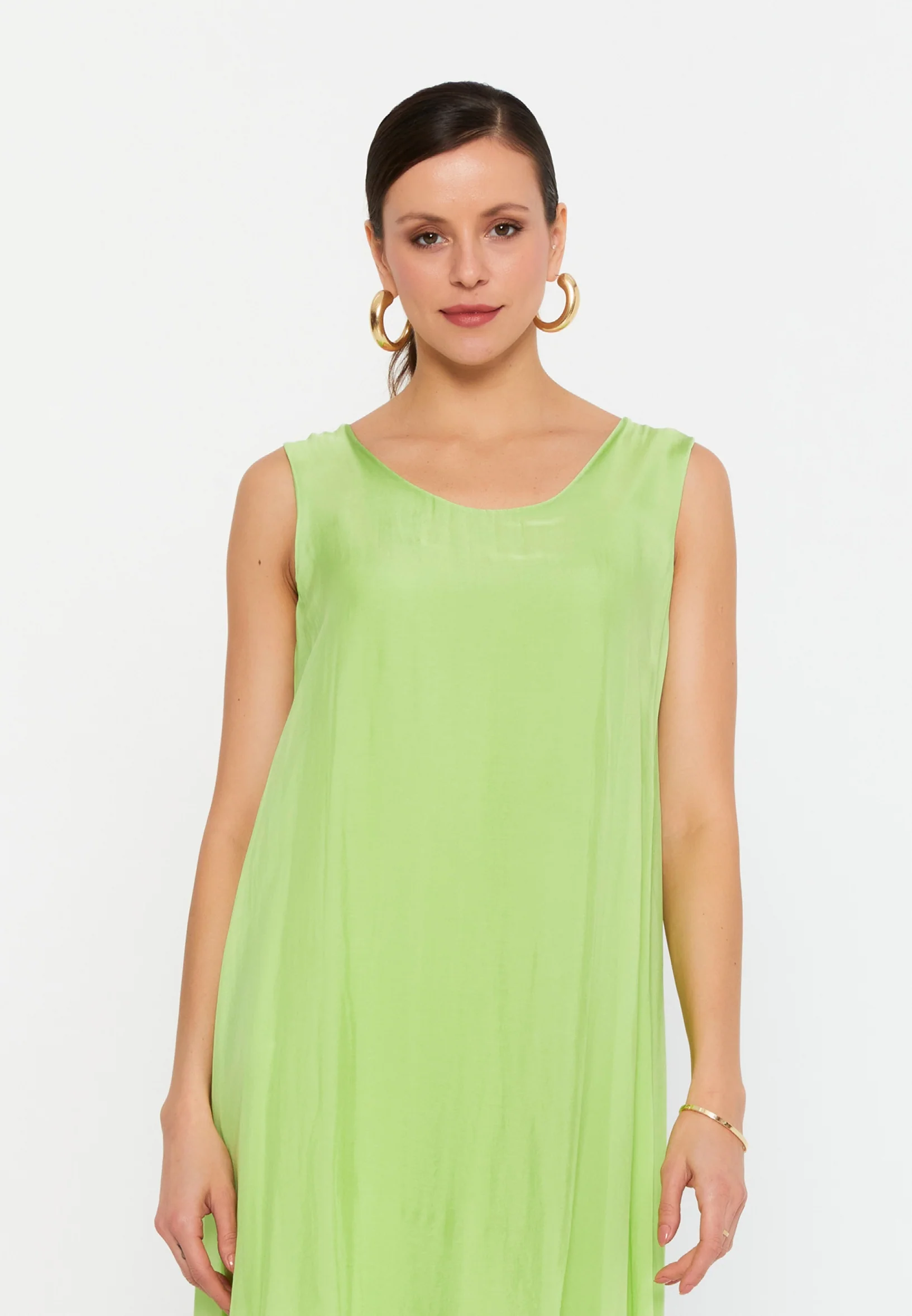 Sleeveless Mini Chiffon Column Regular Casual Dress eslm015 - Image 16