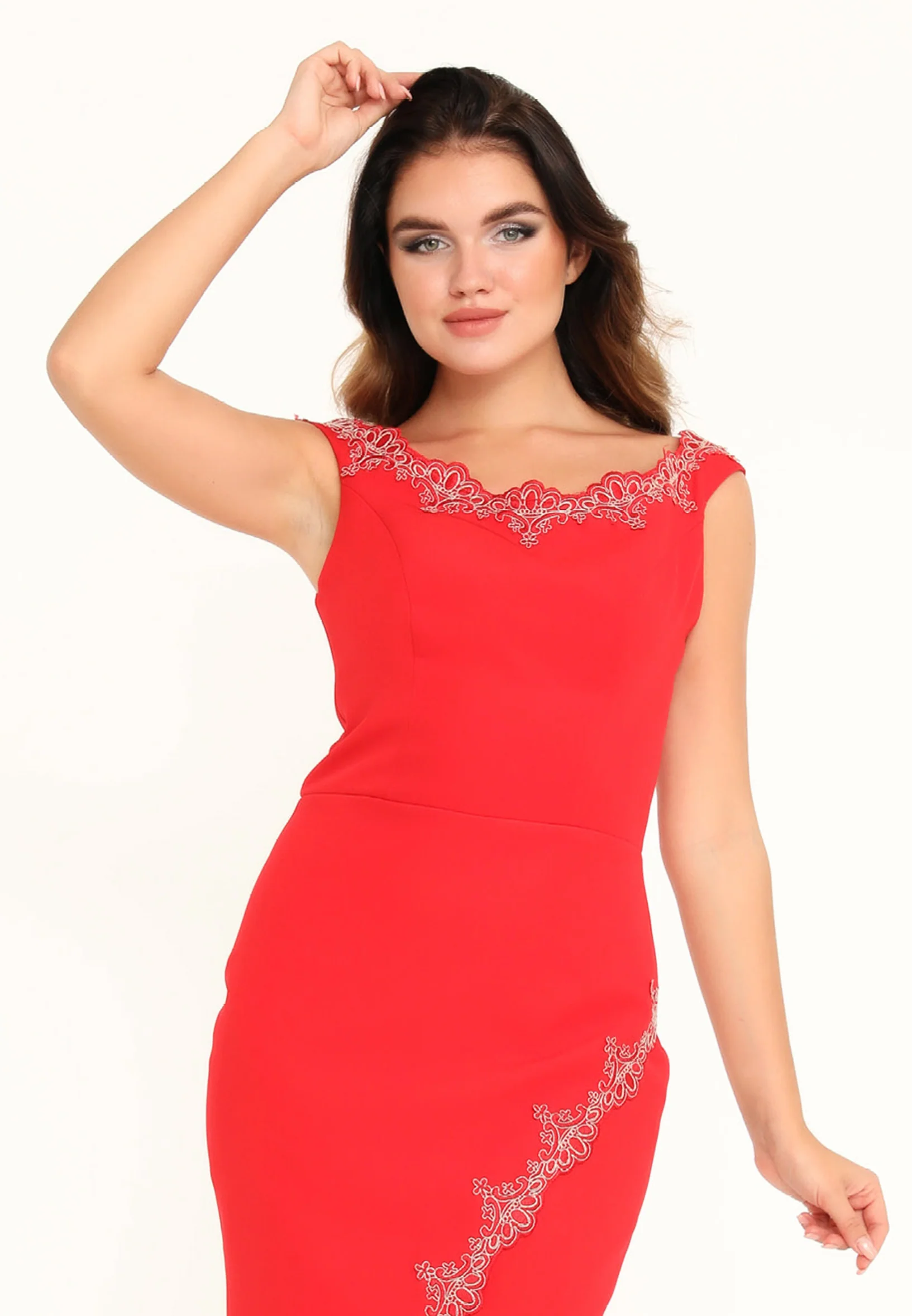 Sleeveless Mini Crepe Column Regular Cocktail Dress stn5050 - Image 24
