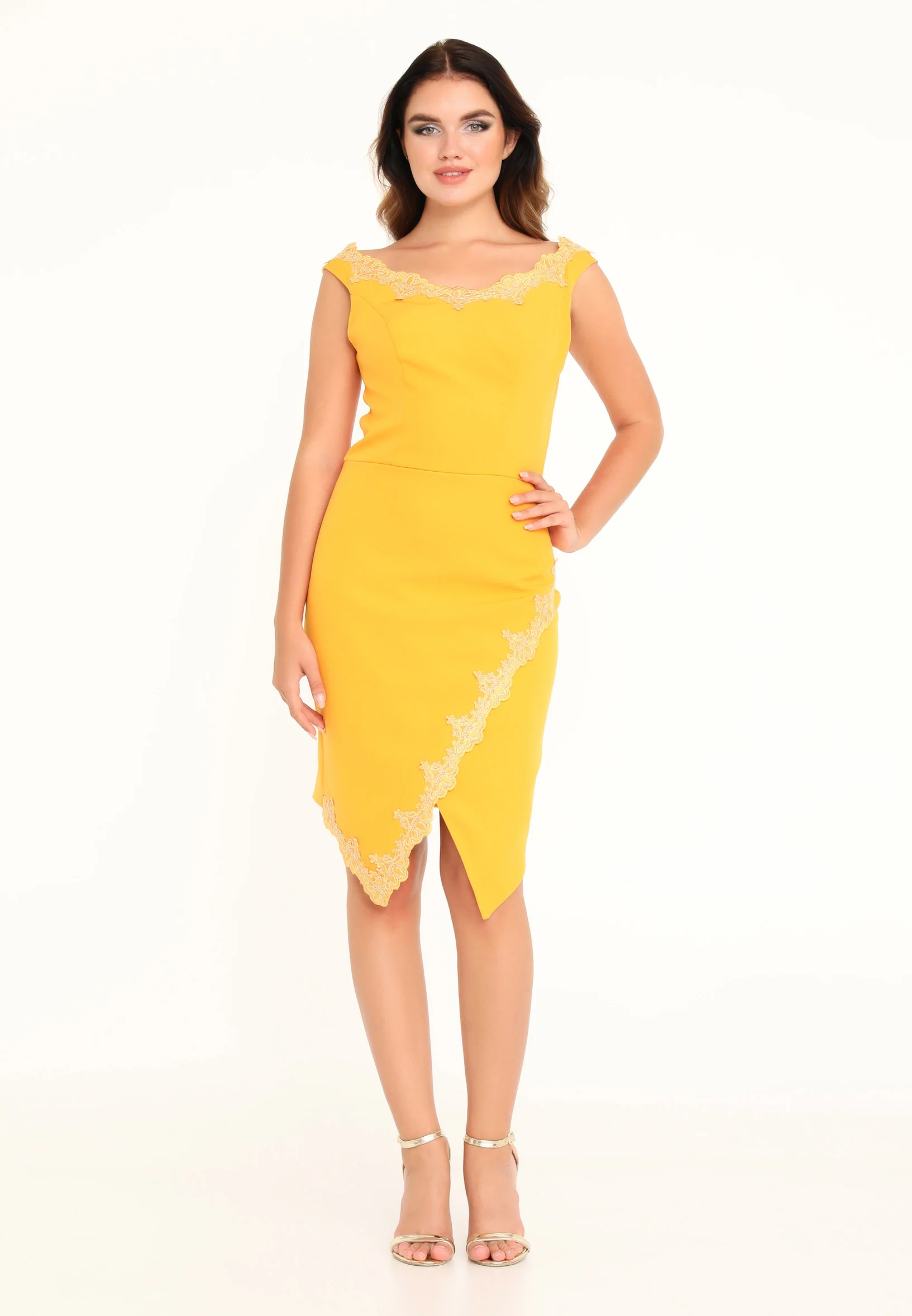 Sleeveless Mini Crepe Column Regular Cocktail Dress stn5050 - Image 25