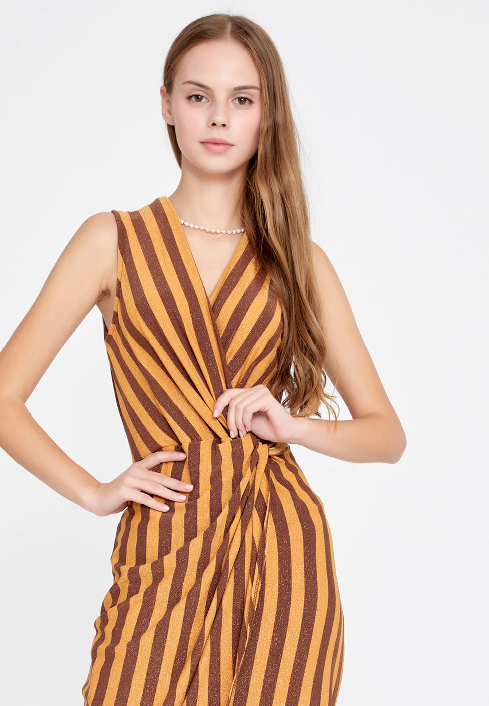 Sleeveless Mini Lycra Bodycon Regular Casual Dress esl379abito - Image 4