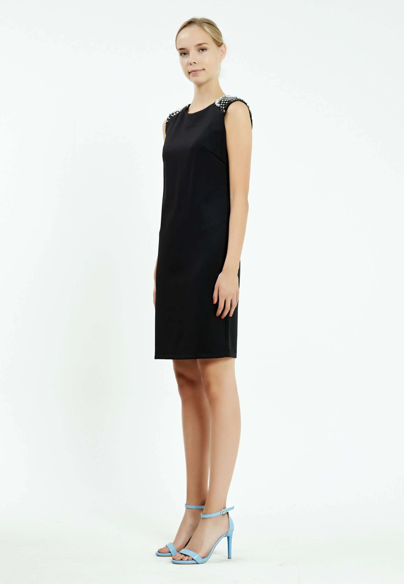 Sleeveless Mini Lycra Bodycon Regular Casual Dress ser18406 - Image 3