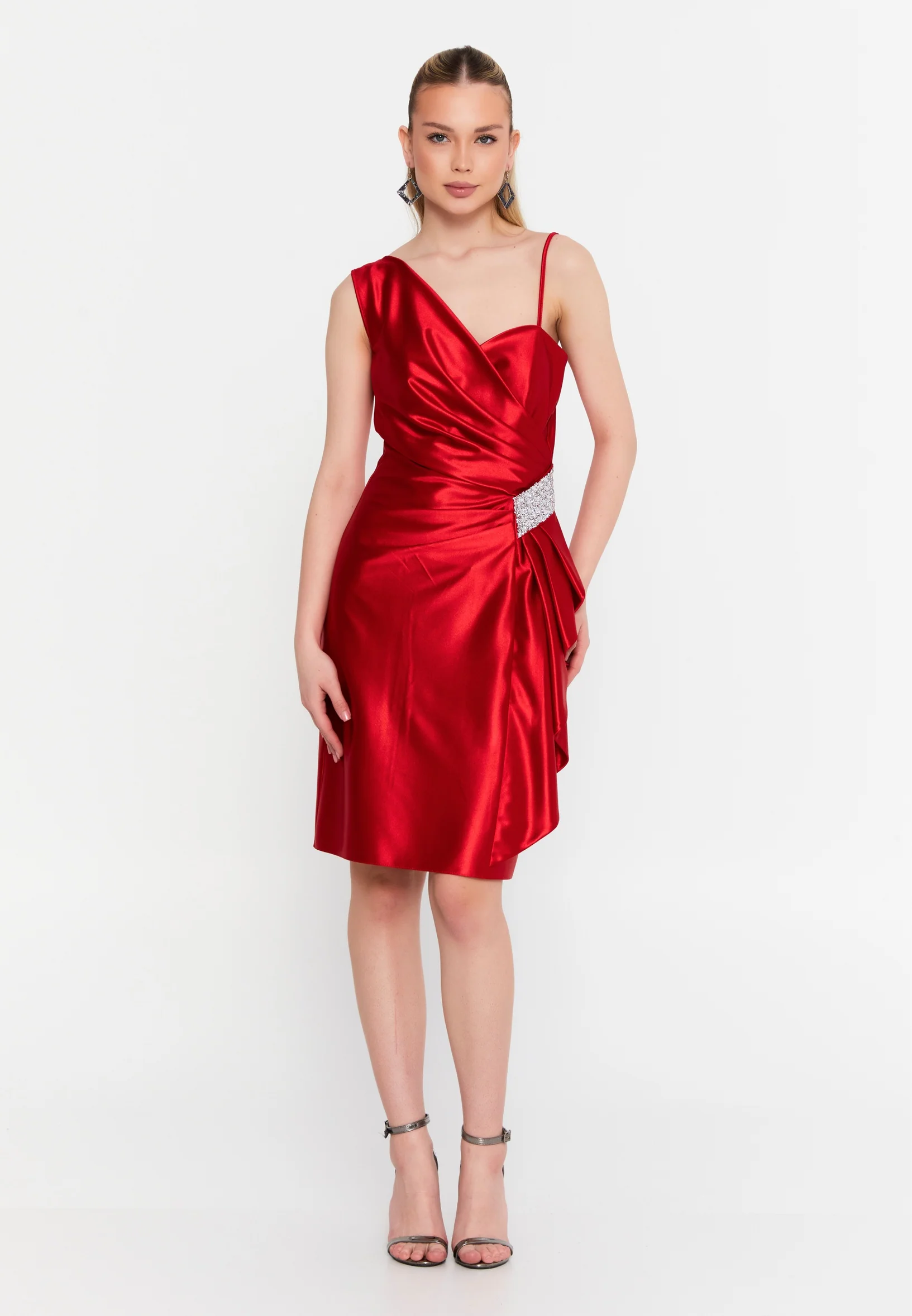 Sleeveless Mini Lycra Column Regular Cocktail Dress msp55155 - Image 5