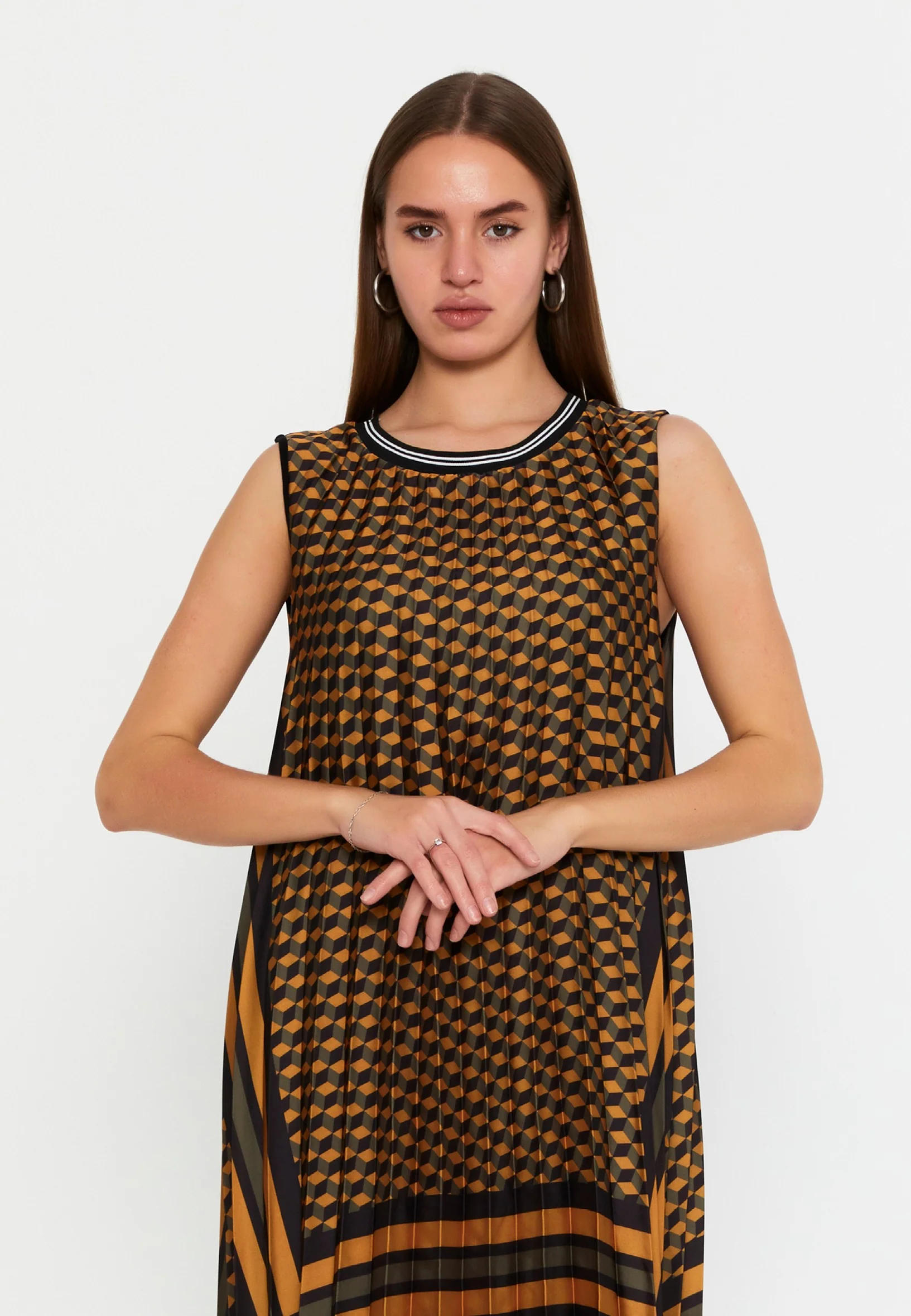 Sleeveless Mini Satin Column Regular Casual Dress sea3466 - Image 12
