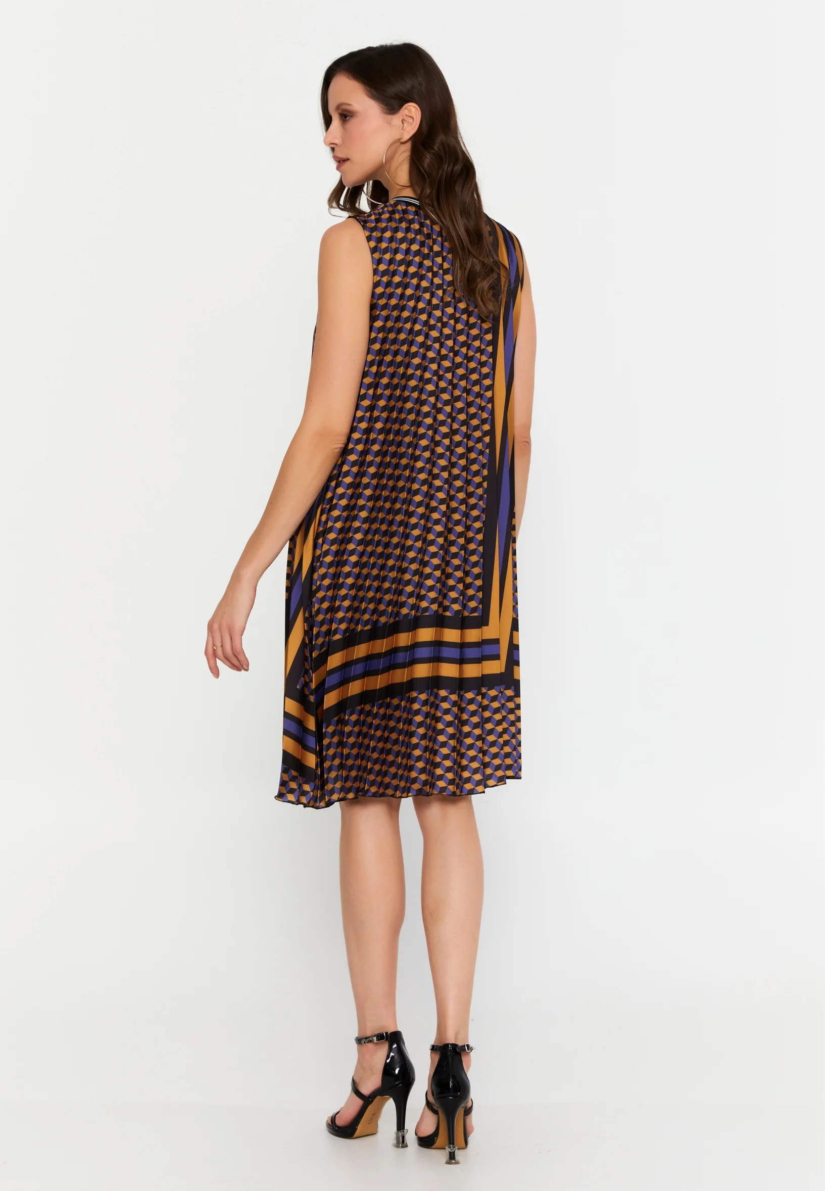 Sleeveless Mini Satin Column Regular Casual Dress sea3466 - Image 14