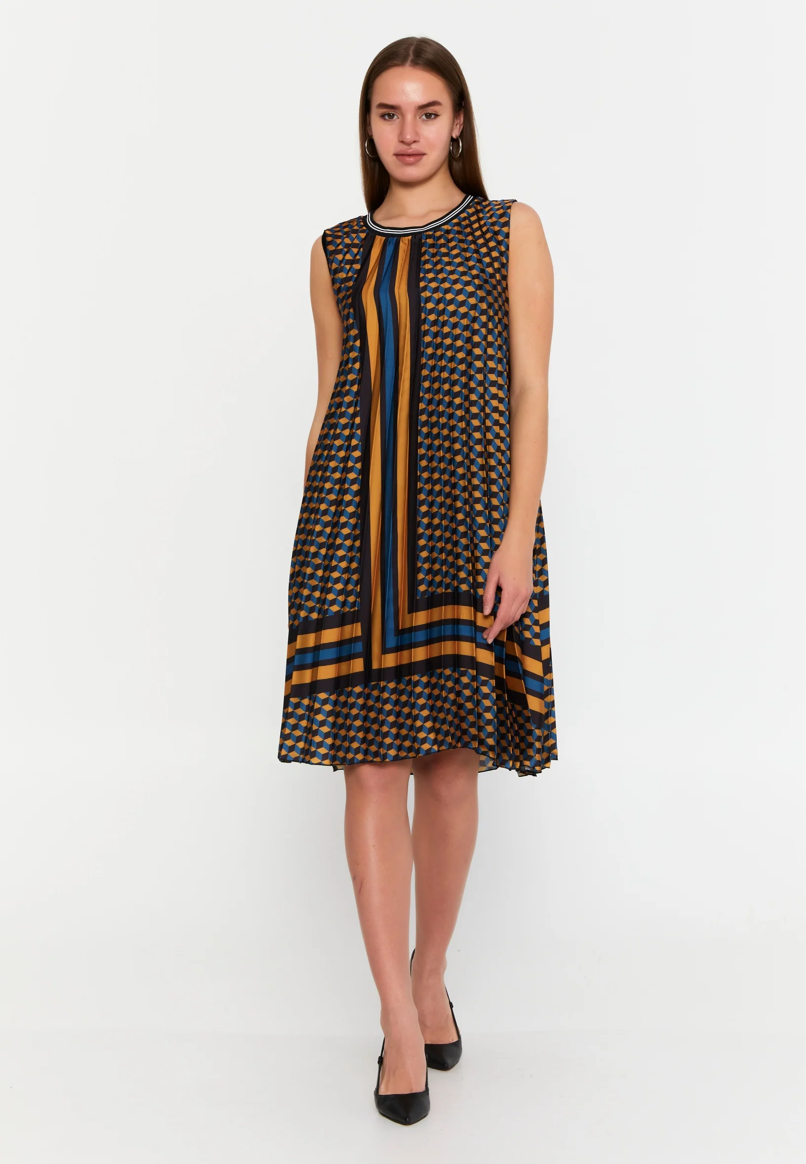 Sleeveless Mini Satin Column Regular Casual Dress sea3466 - Image 17