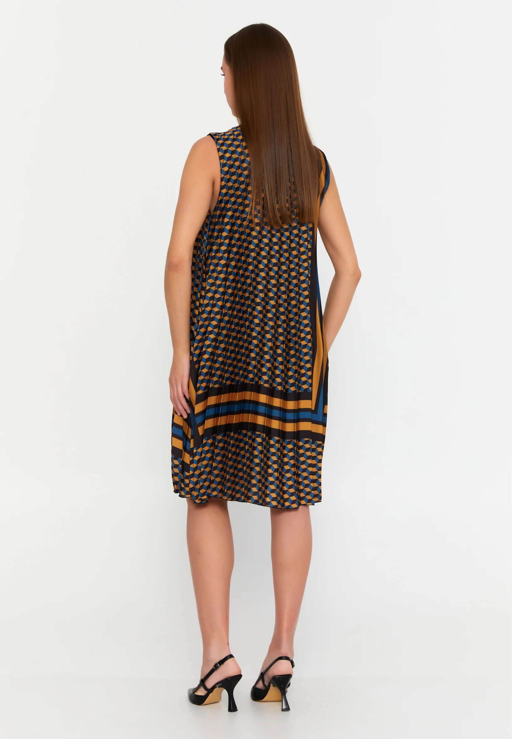 Sleeveless Mini Satin Column Regular Casual Dress sea3466 - Image 18