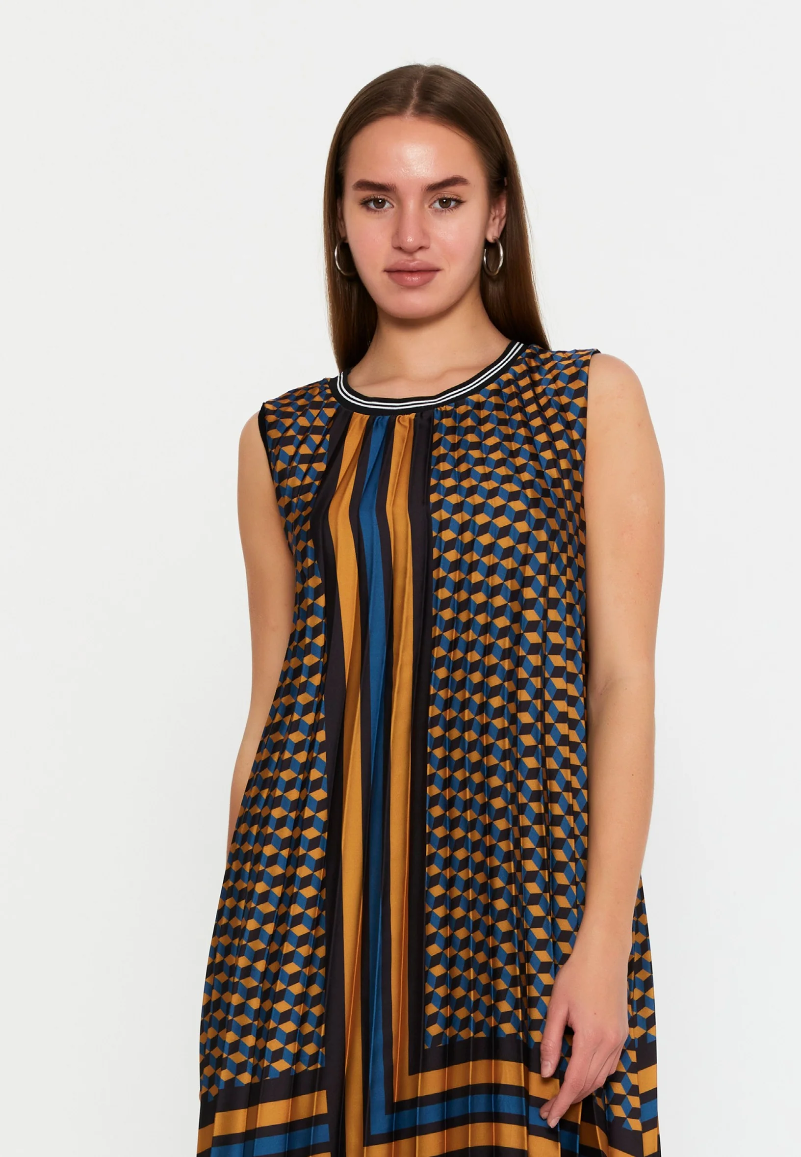 Sleeveless Mini Satin Column Regular Casual Dress sea3466 - Image 20