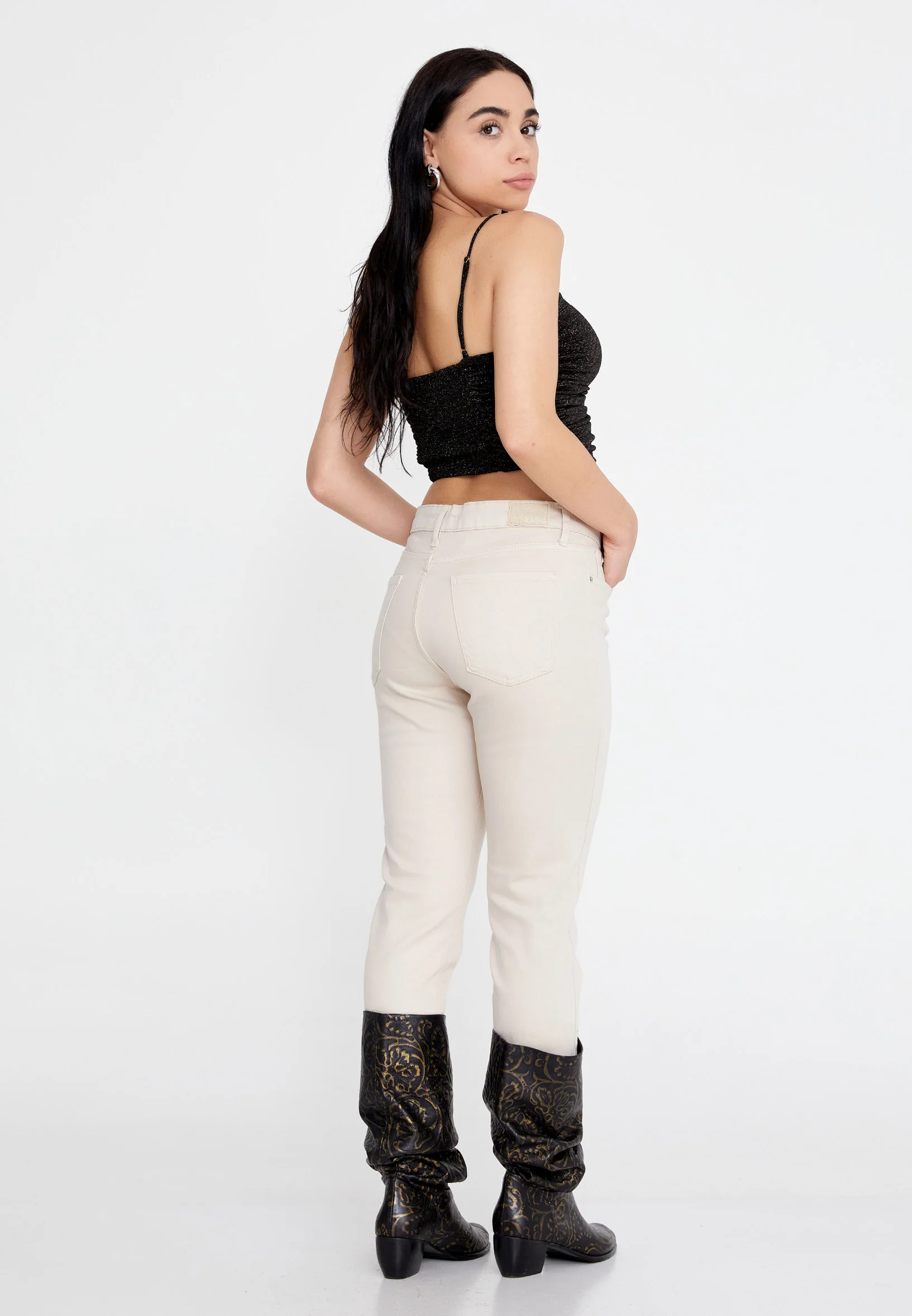 Sleeveless Solid Color Regular Blouse ber23k4108 - Image 4