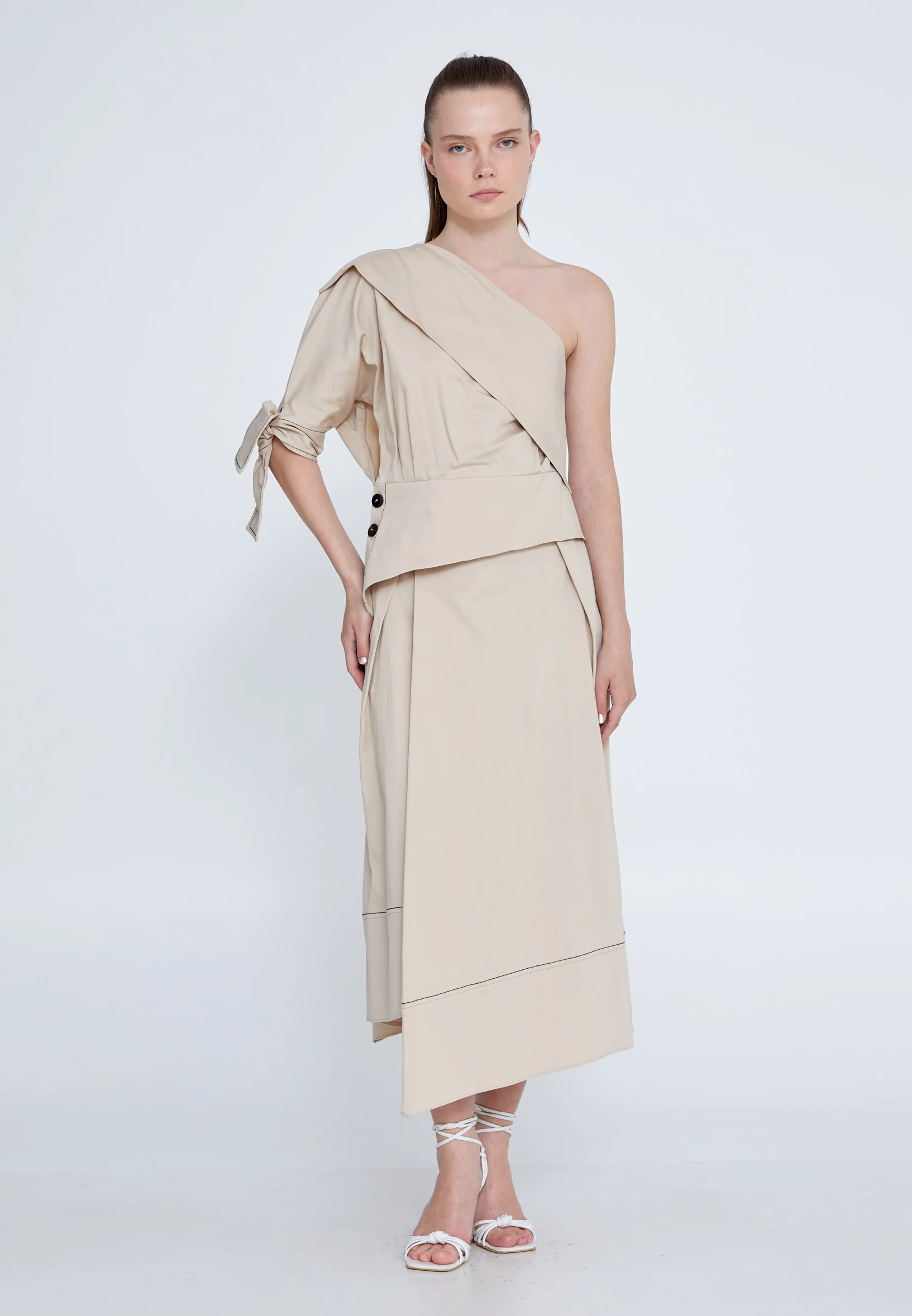 Sleeveless Solid Color Regular Blouse kmy24y10434 - Image 2