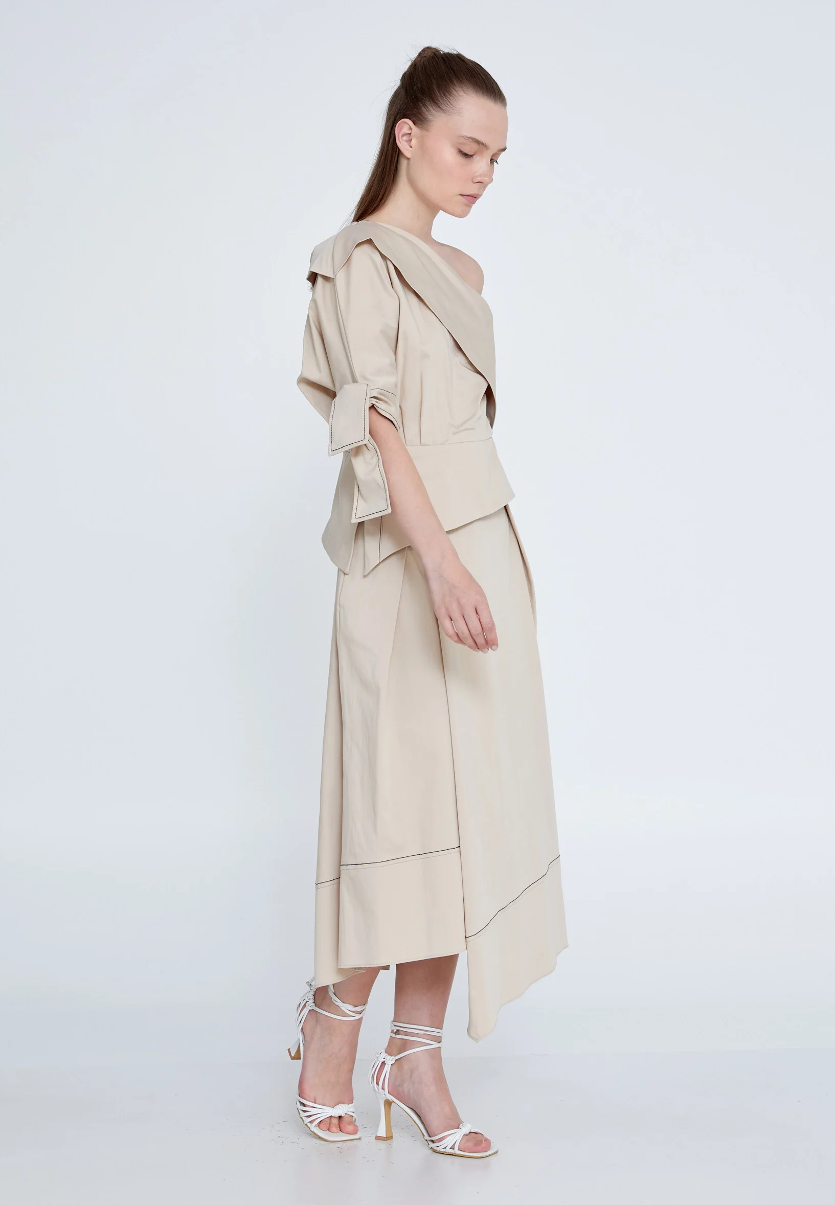 Sleeveless Solid Color Regular Blouse kmy24y10434 - Image 3