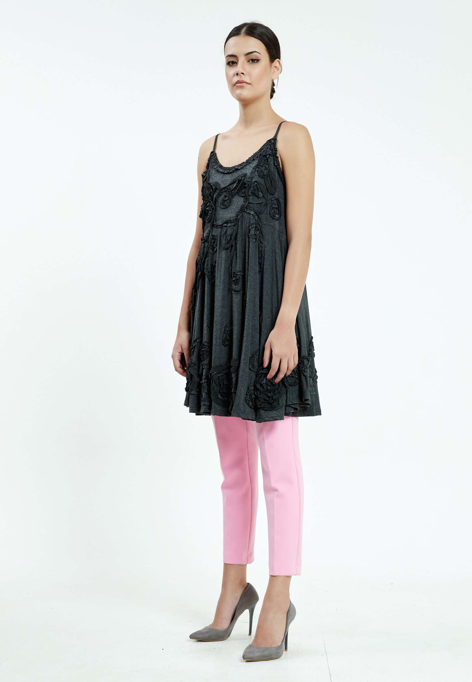 Sleeveless Solid Color Regular Blouse ser13273 - Image 7