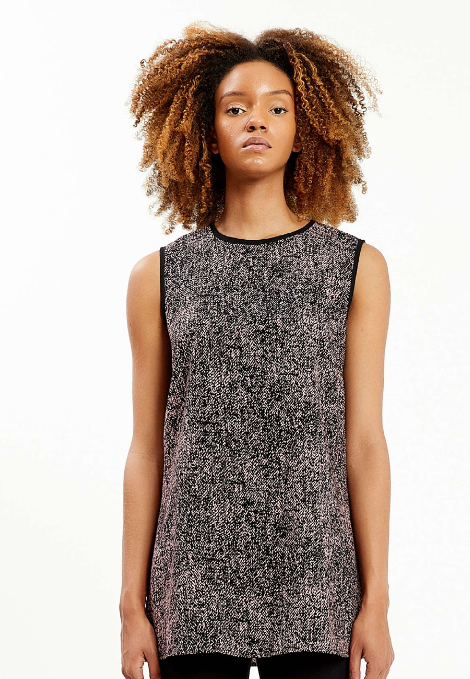 Sleeveless Solid Color Regular Blouse ser23500 - Image 4