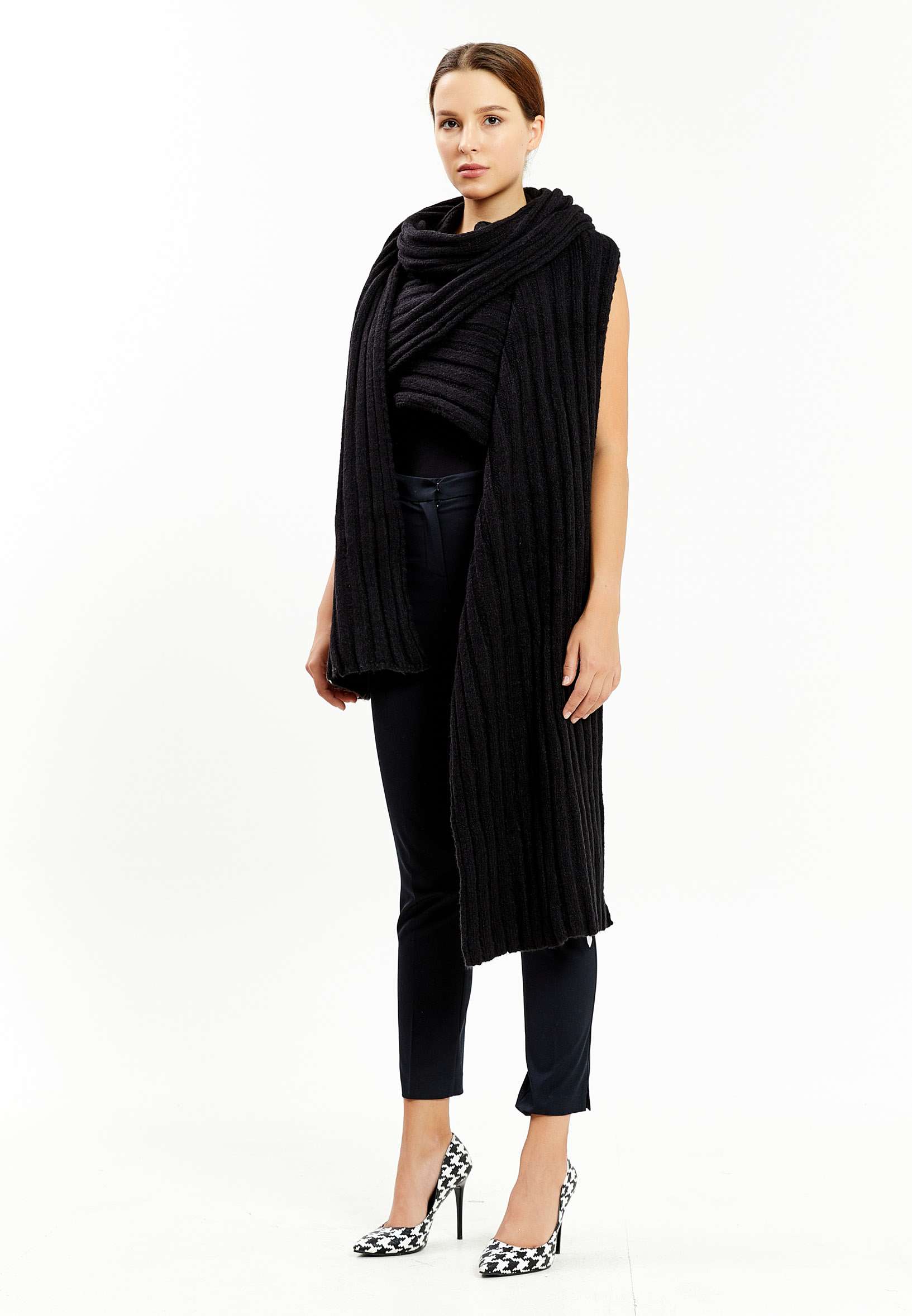 Sleeveless Solid Color Regular Tunic kmy90506 - Image 8