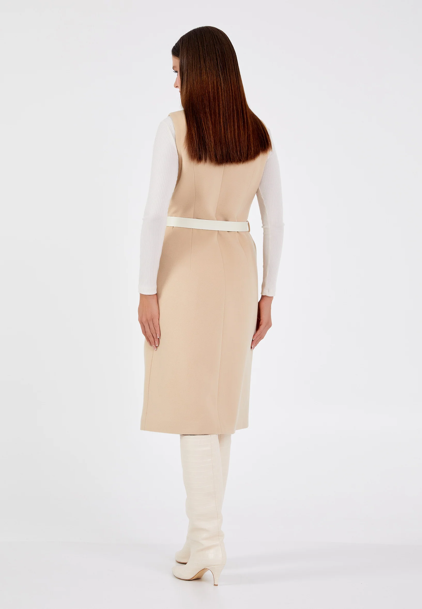 Sleeveless Solid Color Regular Vest grm0210 - Image 3