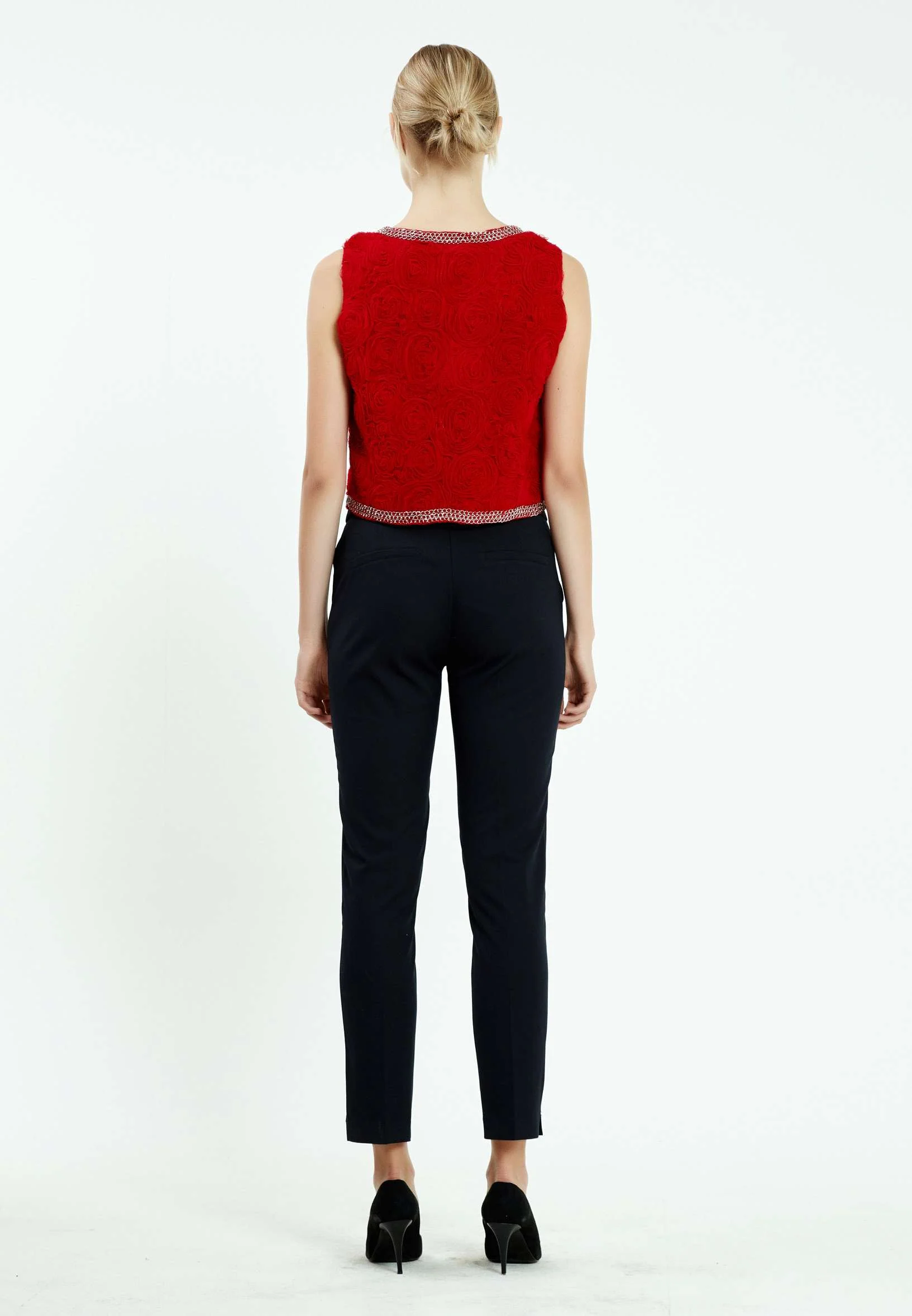 Sleeveless Solid Color Regular Vest ser14881 - Image 3