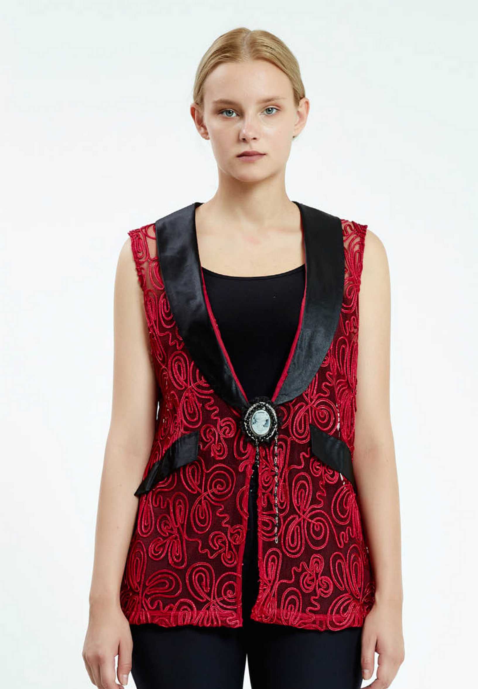 Sleeveless Solid Color Regular Vest ser20980