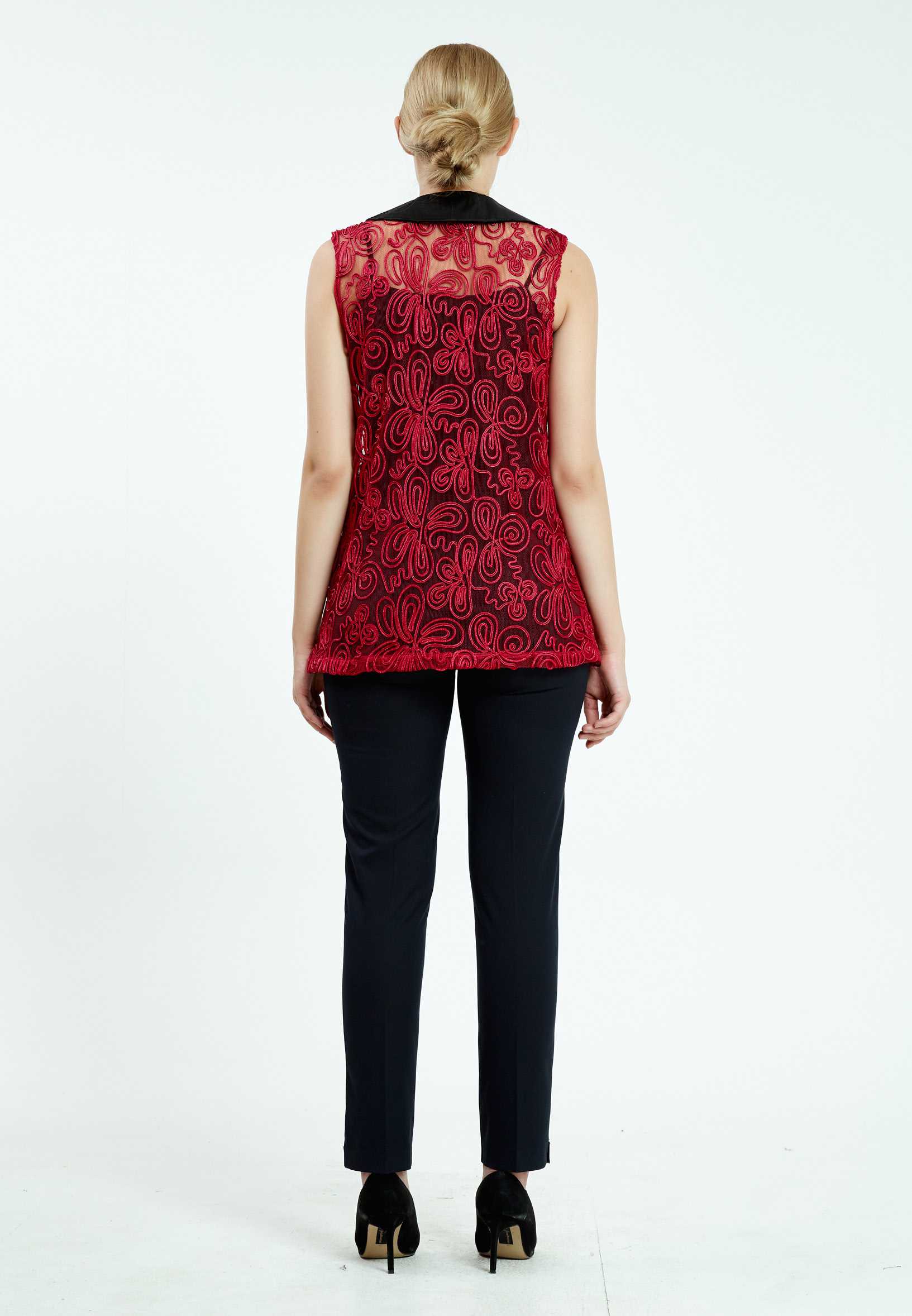 Sleeveless Solid Color Regular Vest ser20980 - Image 3